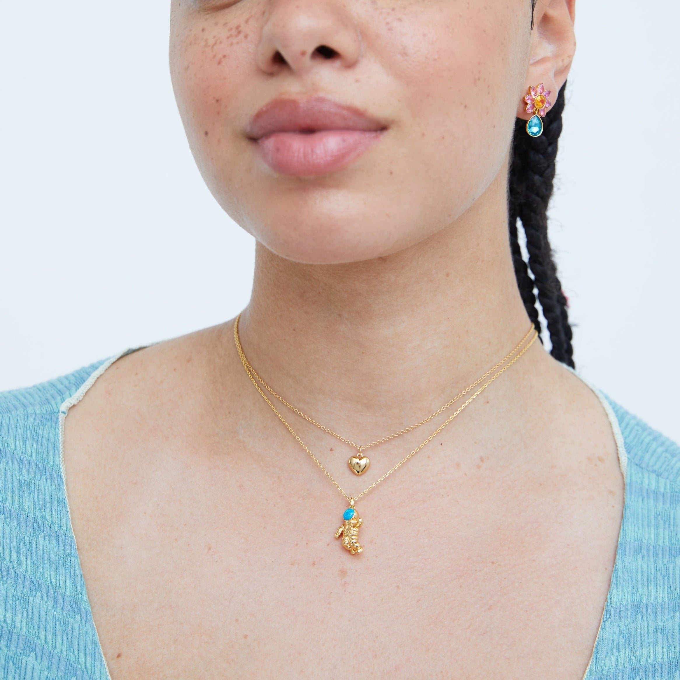 Bubble Heart Necklace
