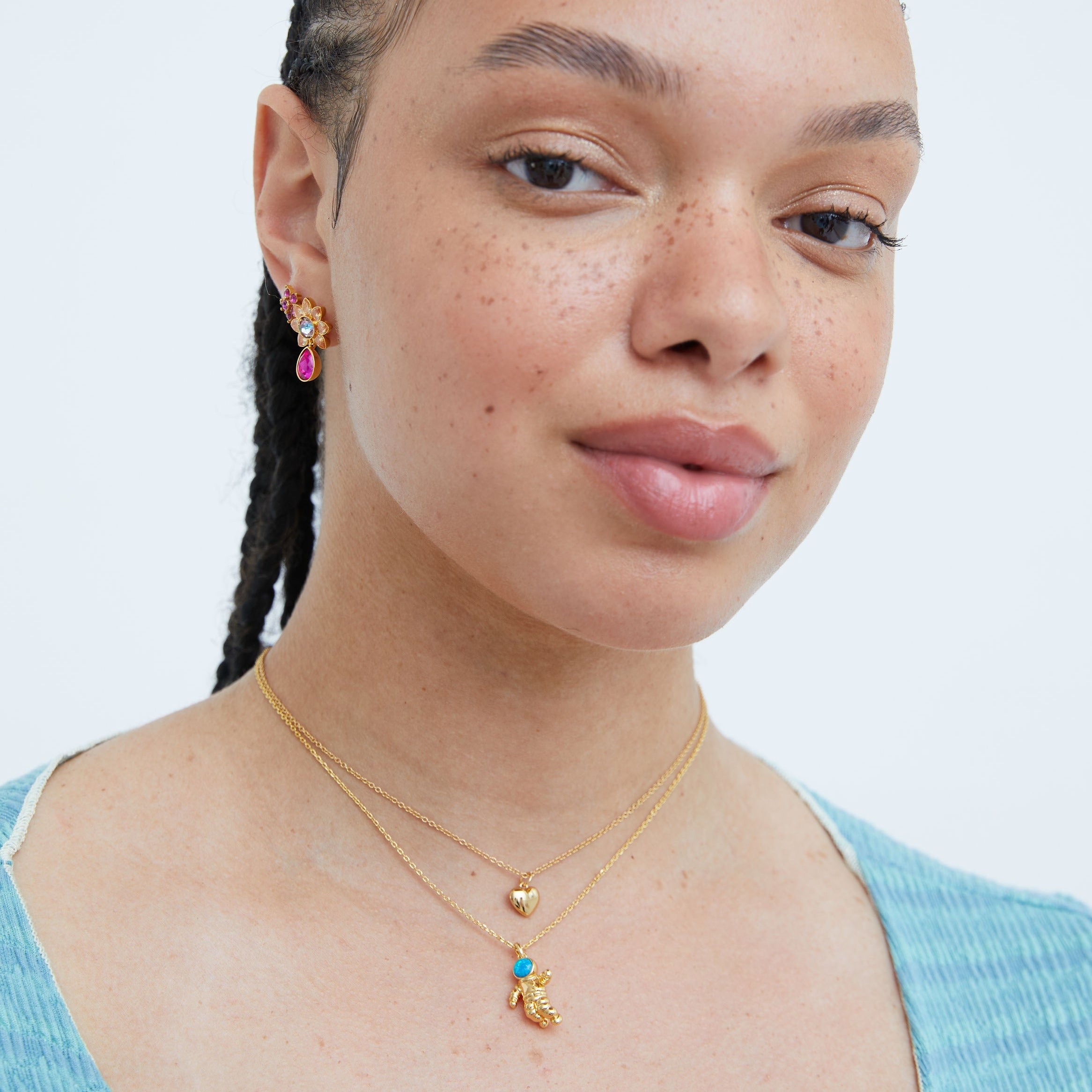 Bubble Heart Necklace