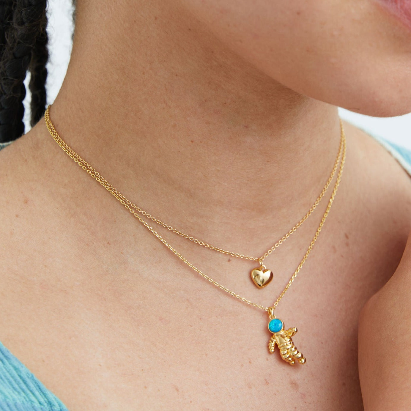 Bubble Heart Necklace