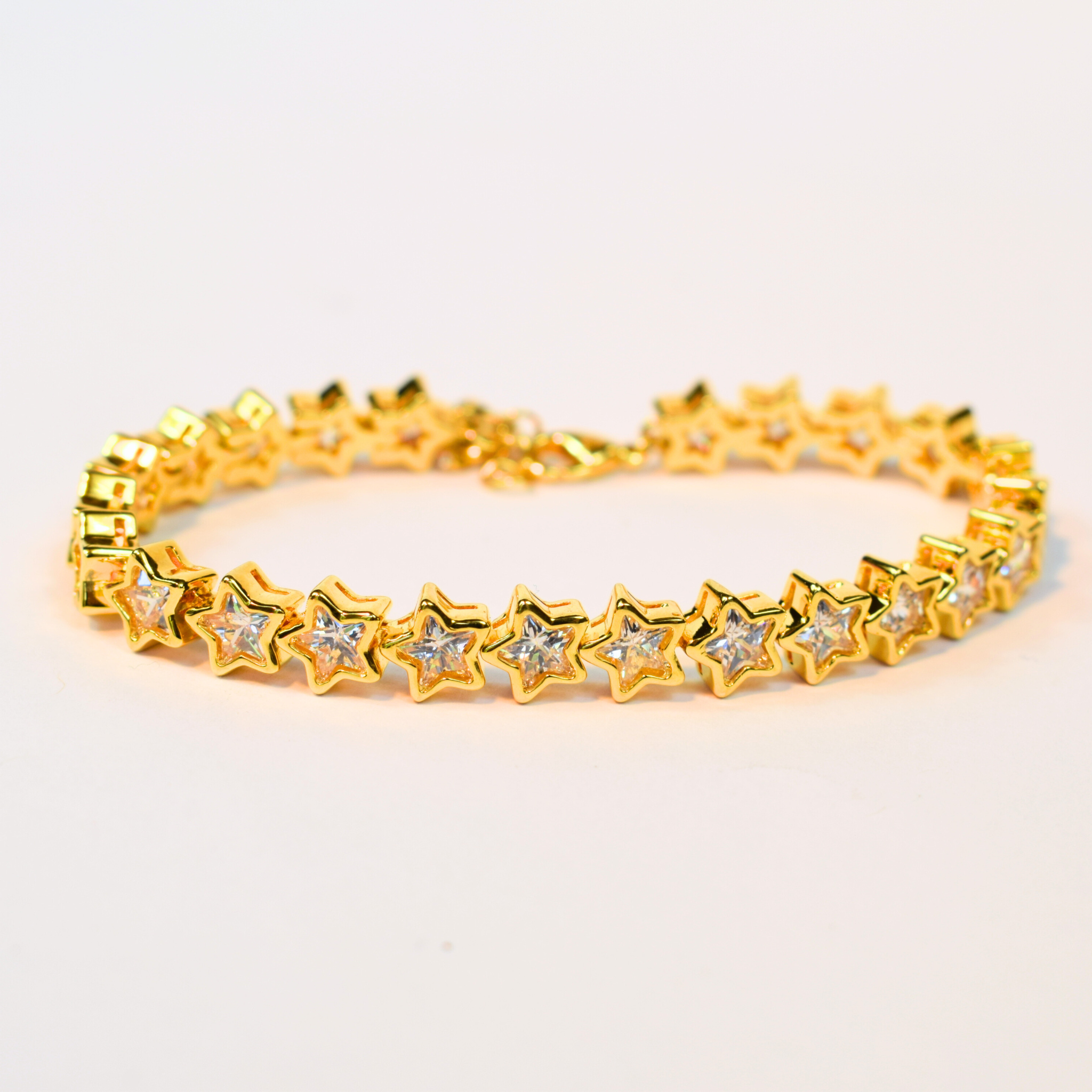 Milky Way Tennis Bracelet Gold