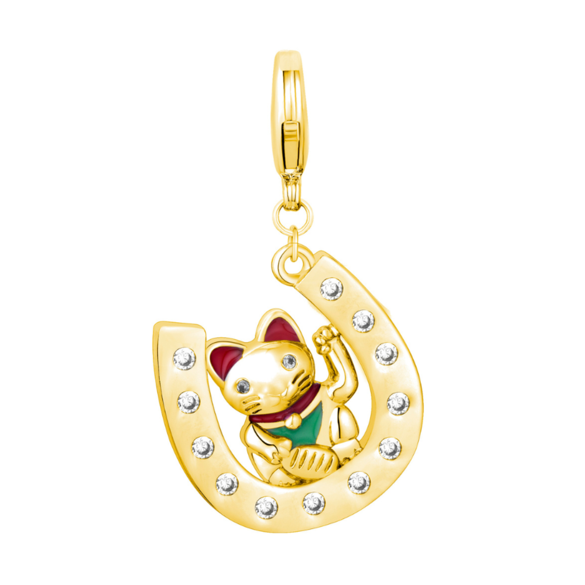 Lucky Neko Charm Gold