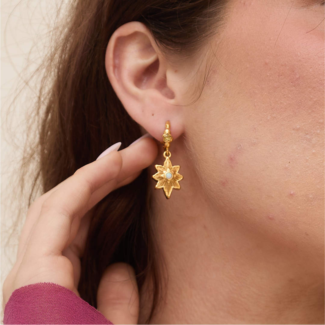 North Star Earring Gold