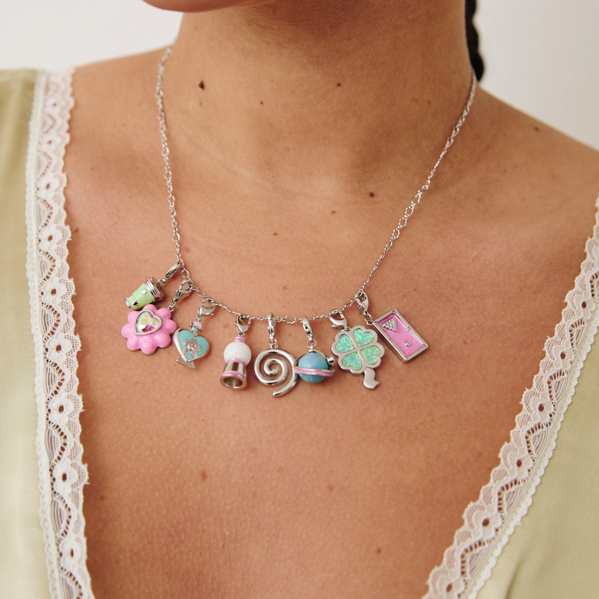 Saturn Returns Charm Silver