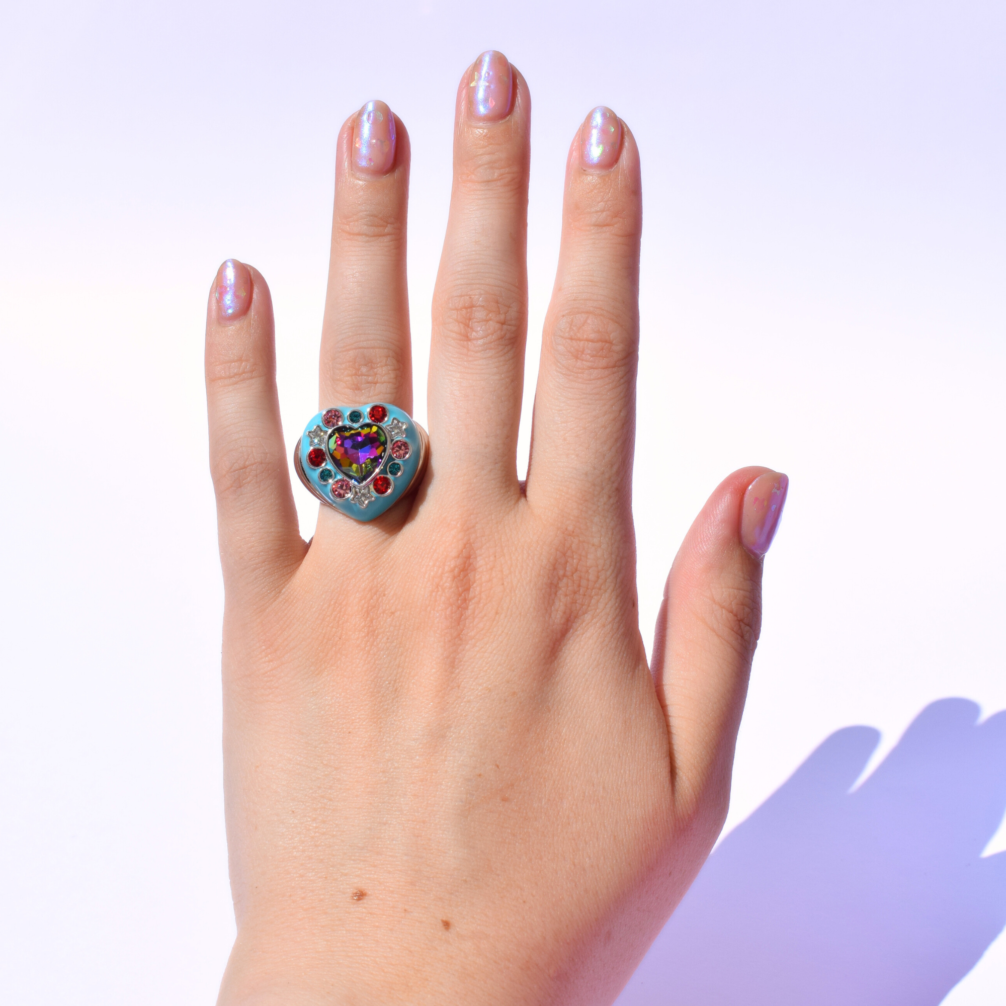 Gemini Baby Ring Silver