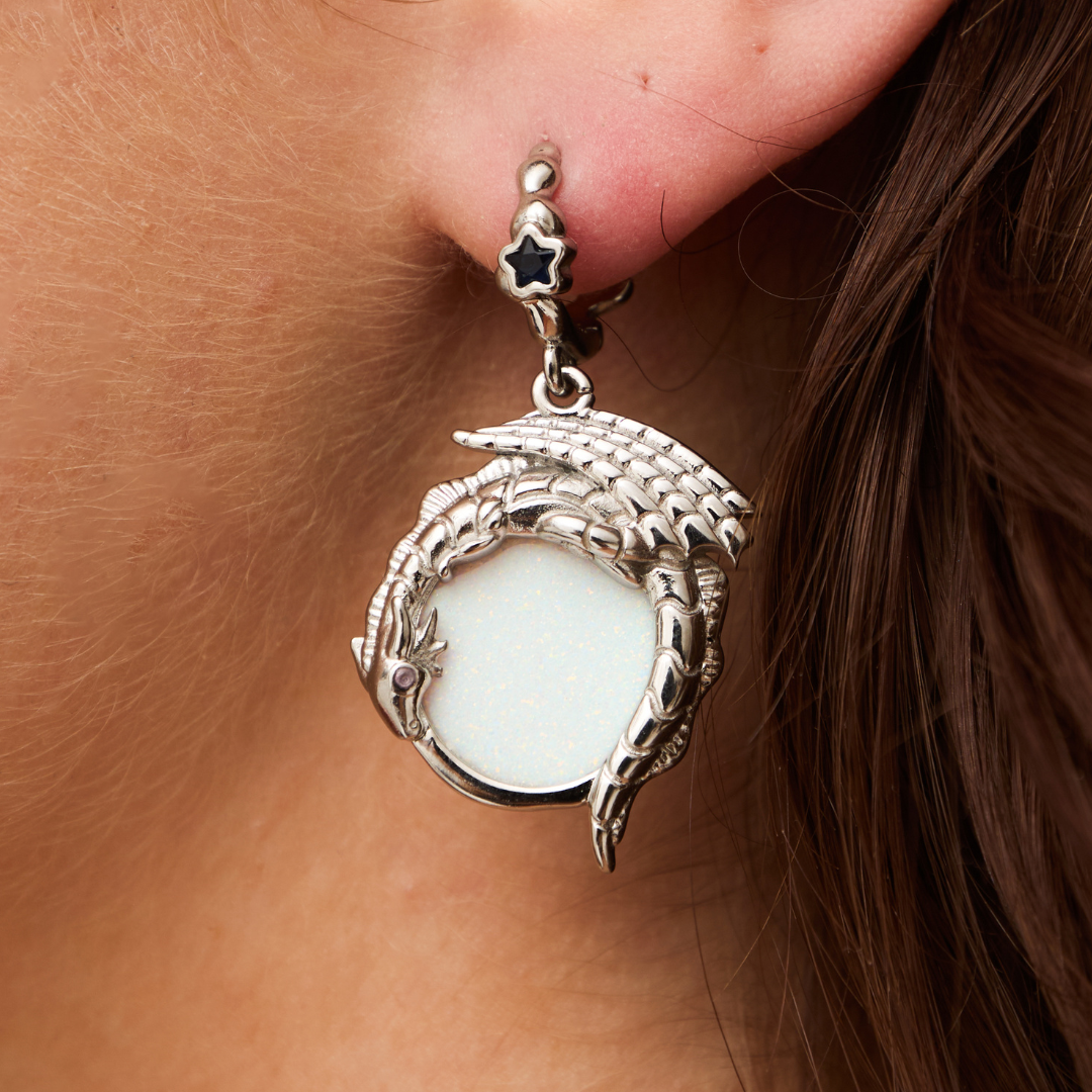 Dragoon Earring Silver