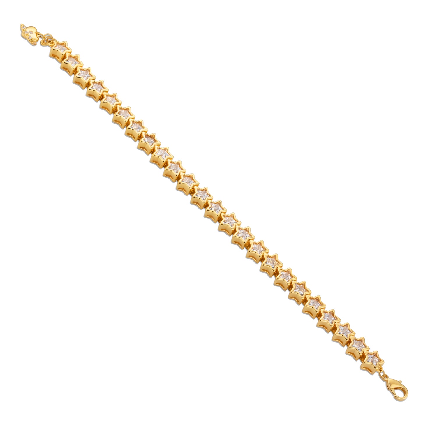 Milky Way Tennis Bracelet Gold