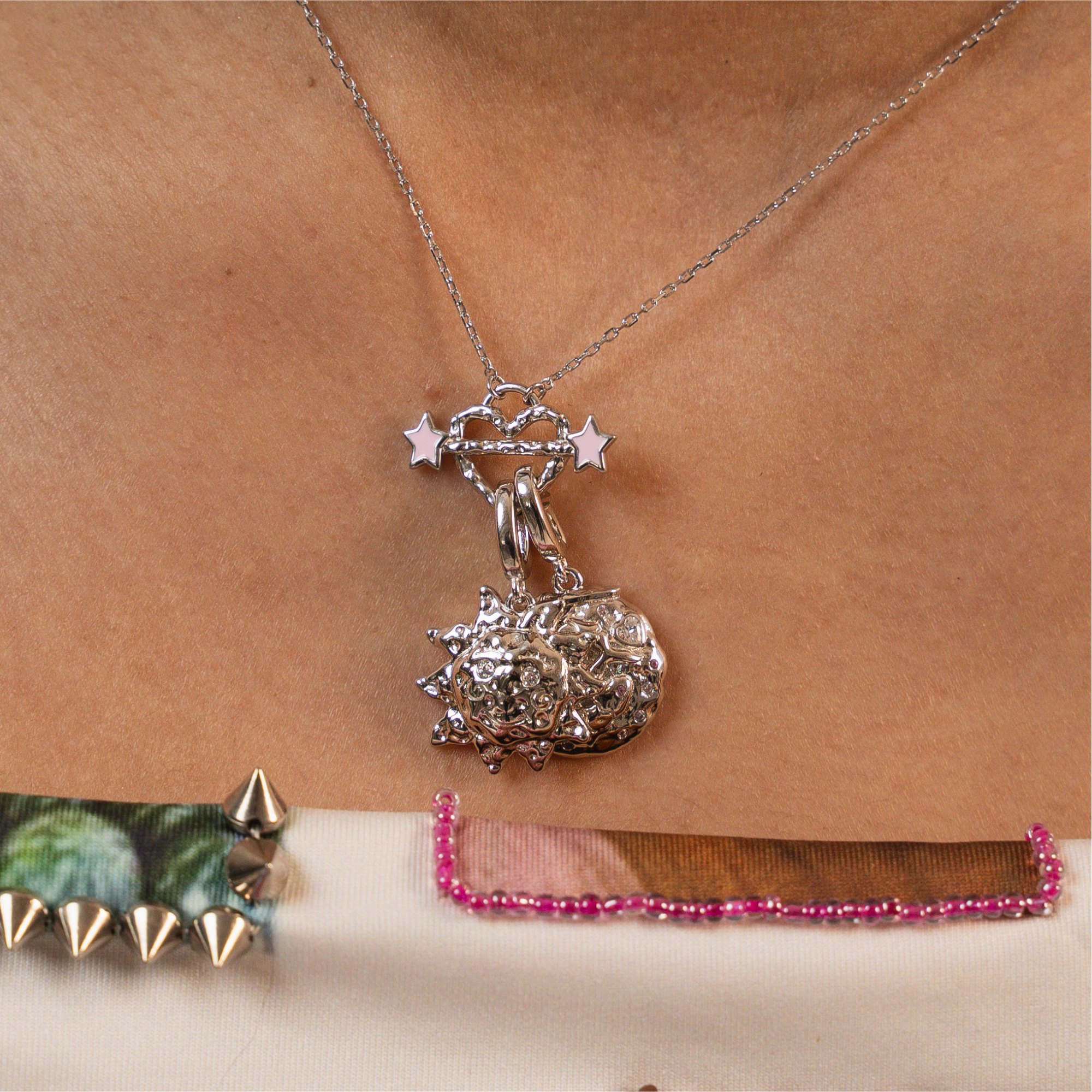 Pisces Charm Silver