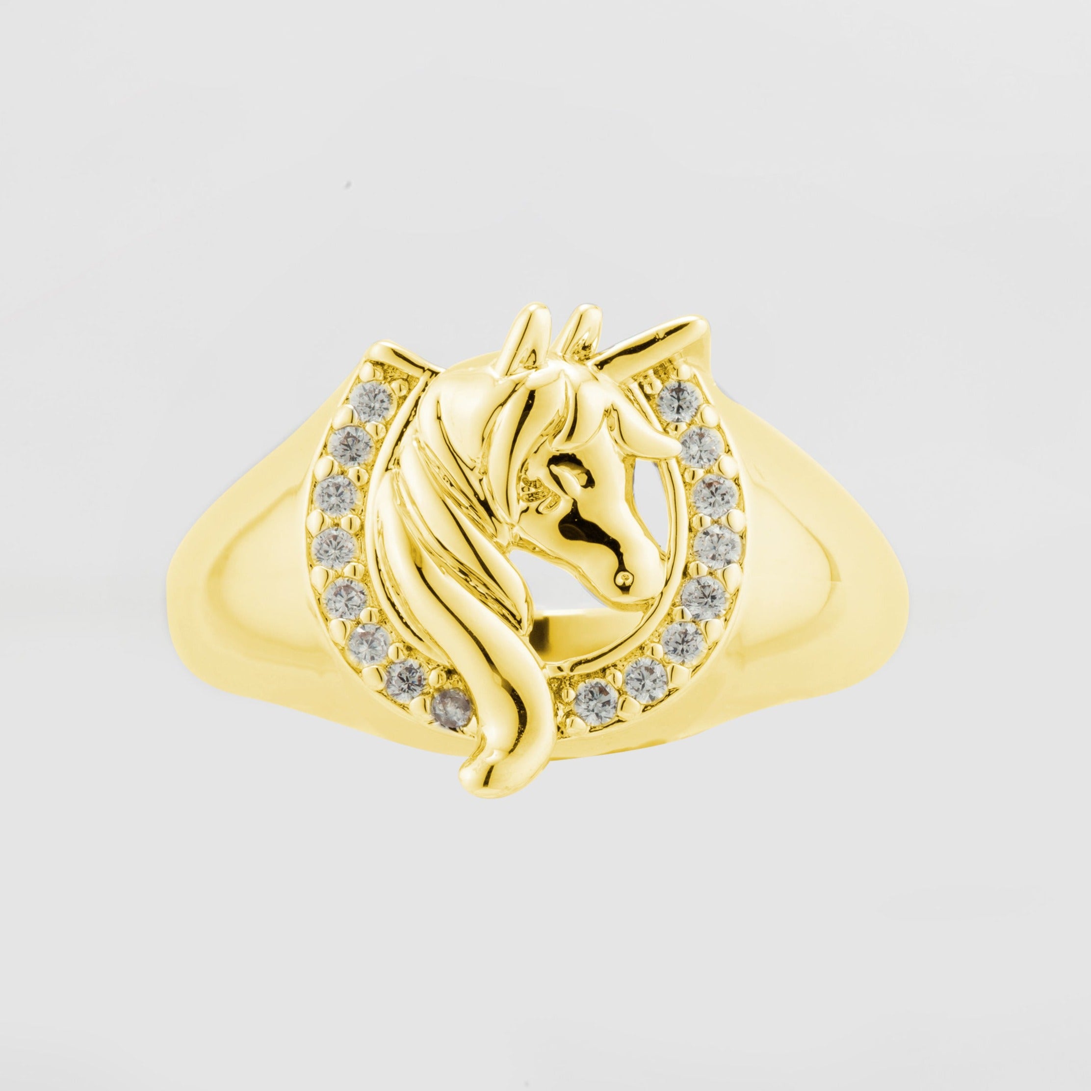 Unicorn Bow Ring Gold