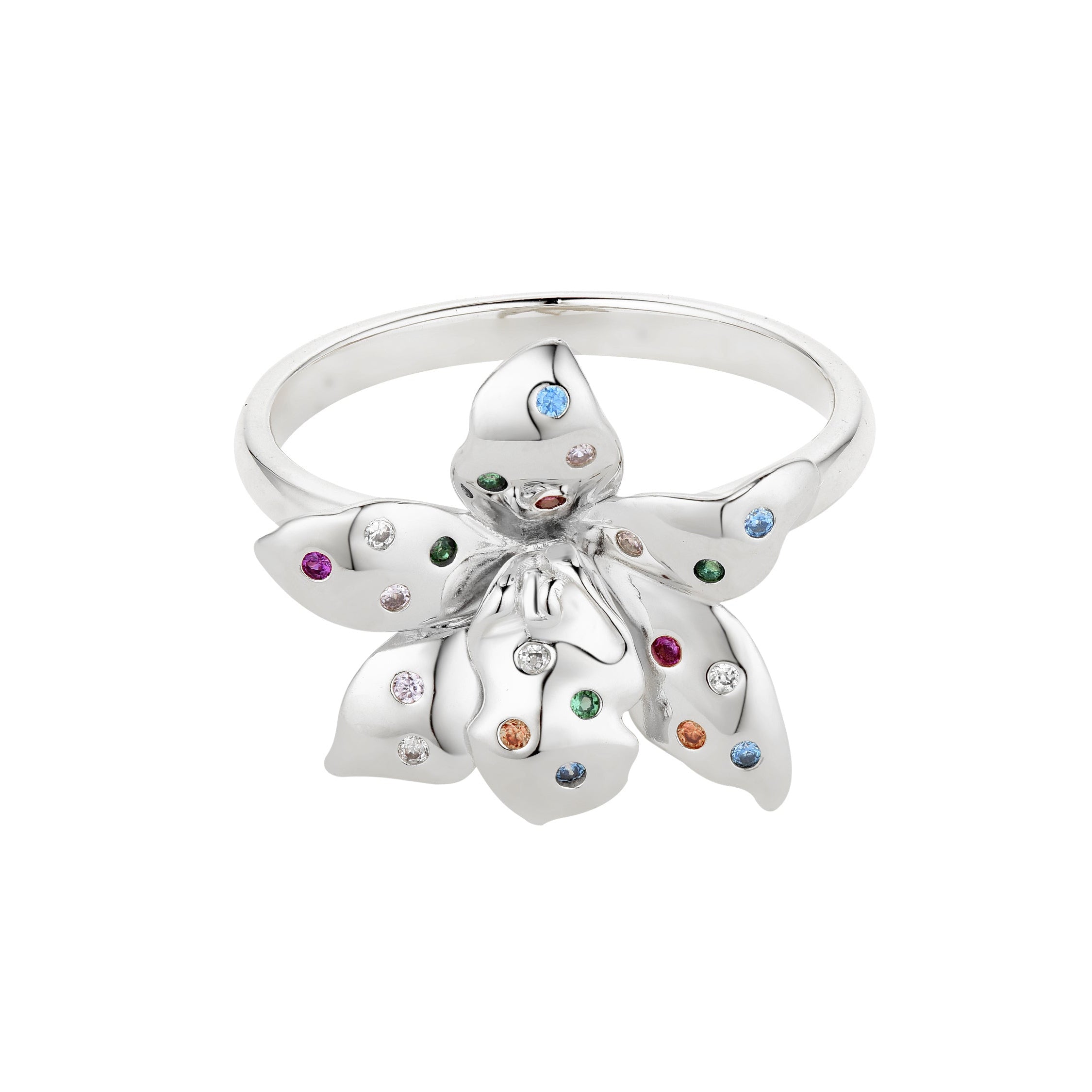 Wildflower Ring Silver