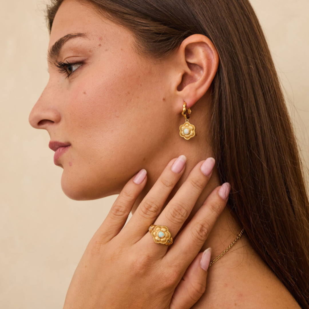In Bloom Earring Silver