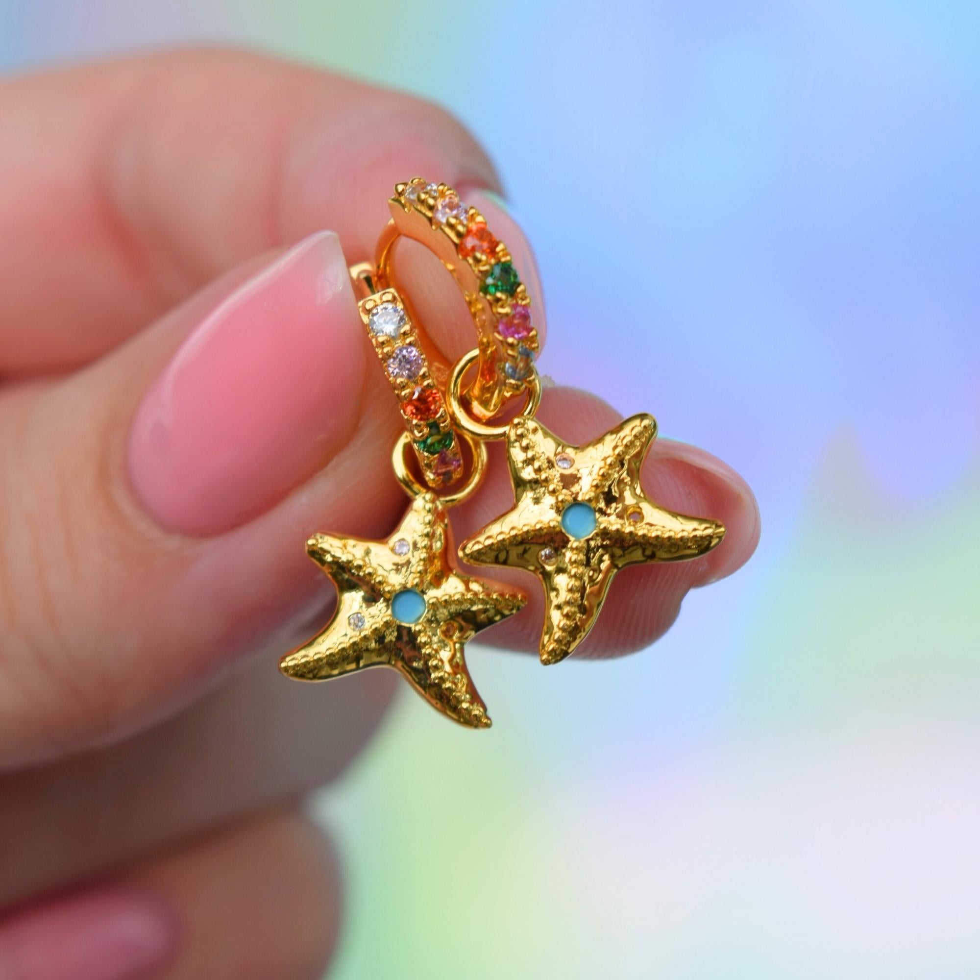 Starfish Gold Huggies
