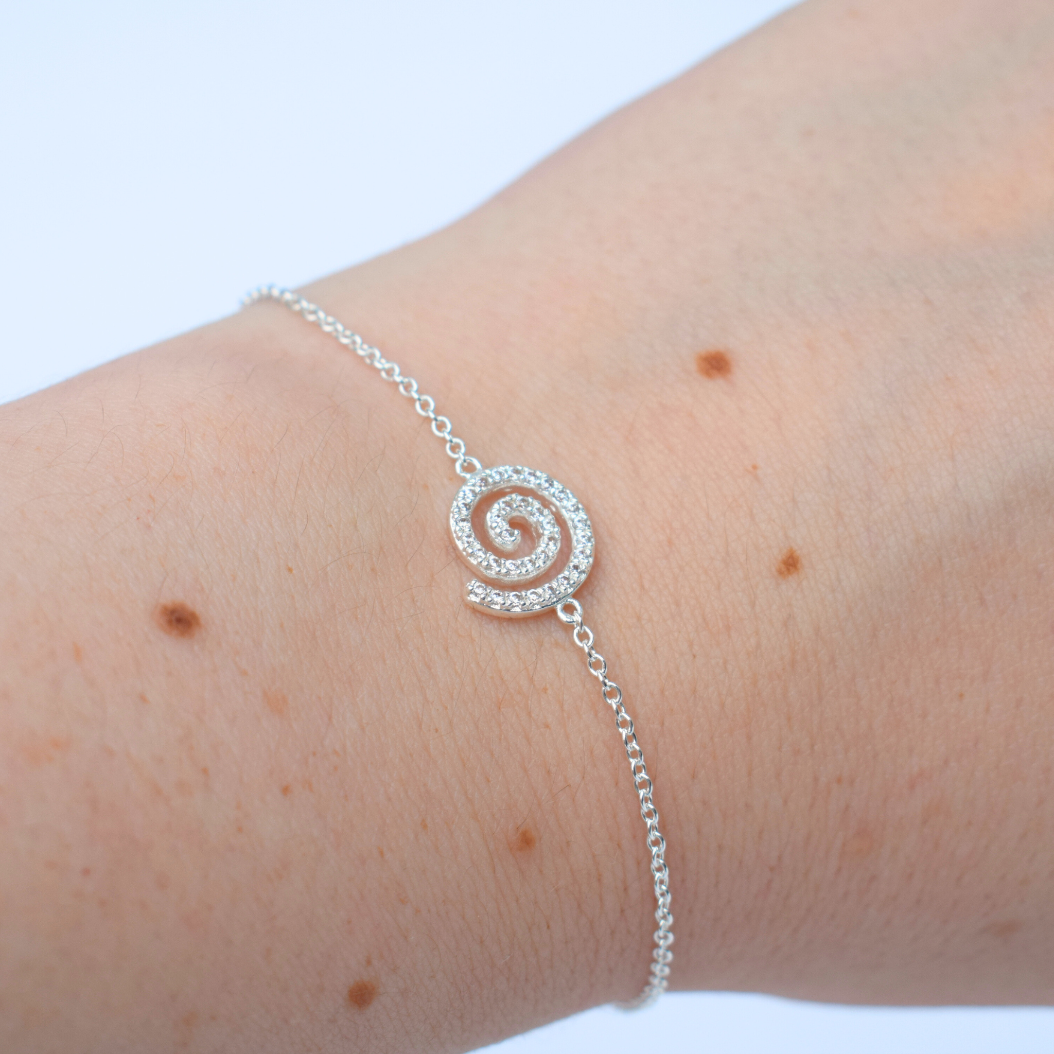 Swirly Bracelet Silver