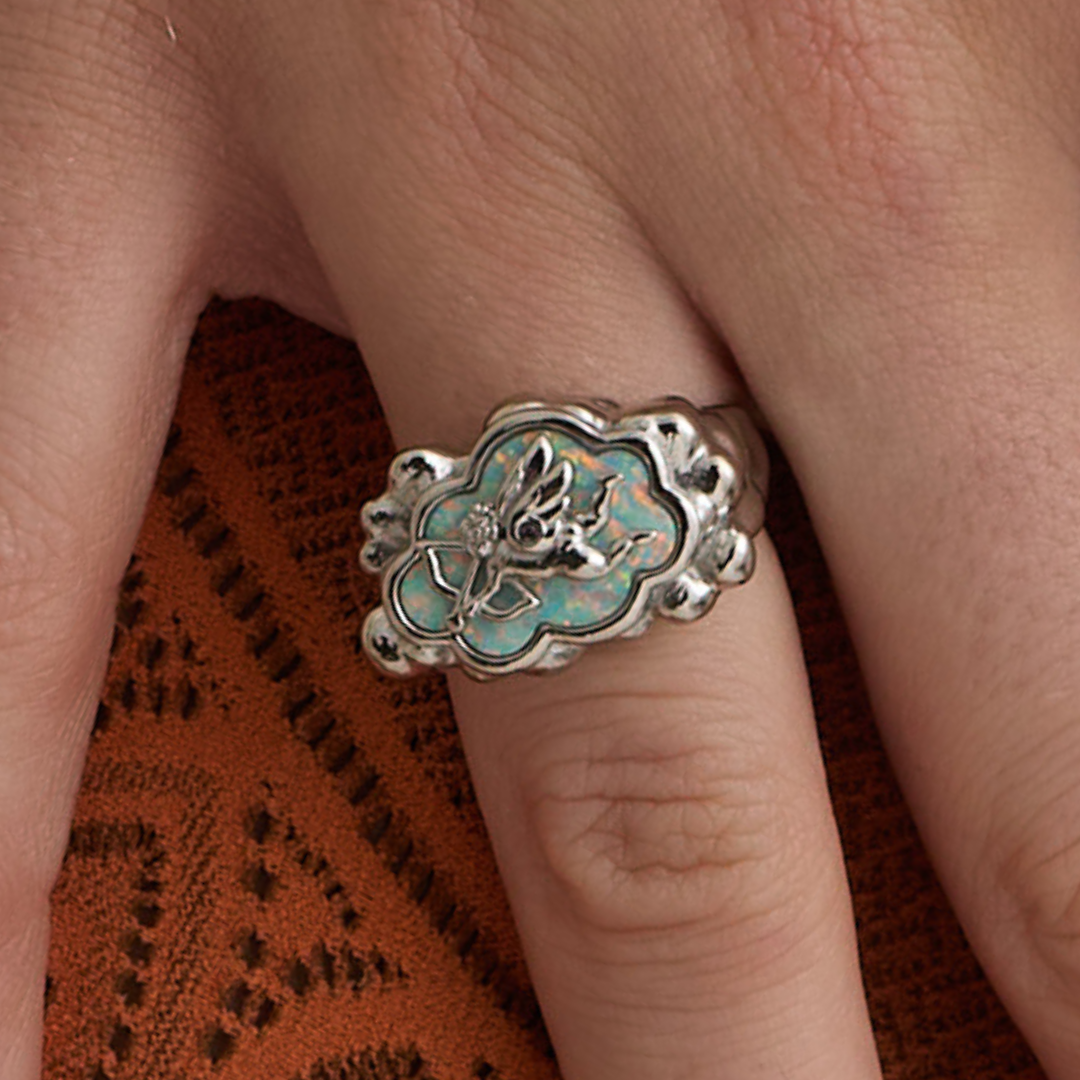 Cupid's Cloud Ring Silver