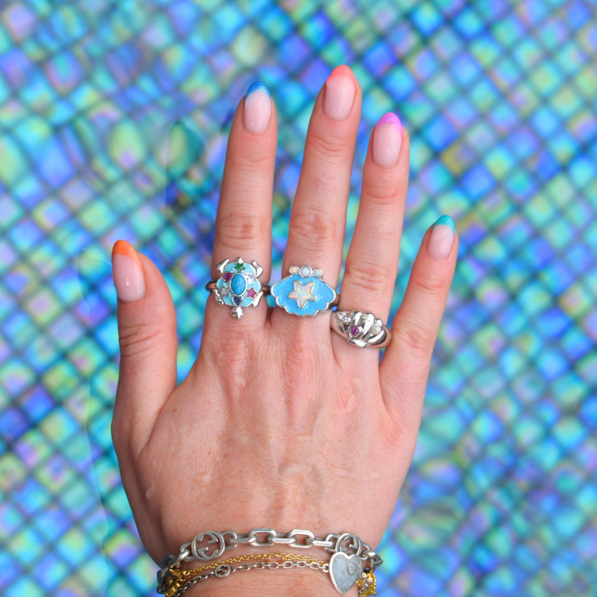 Souvenir Turtle Silver Ring