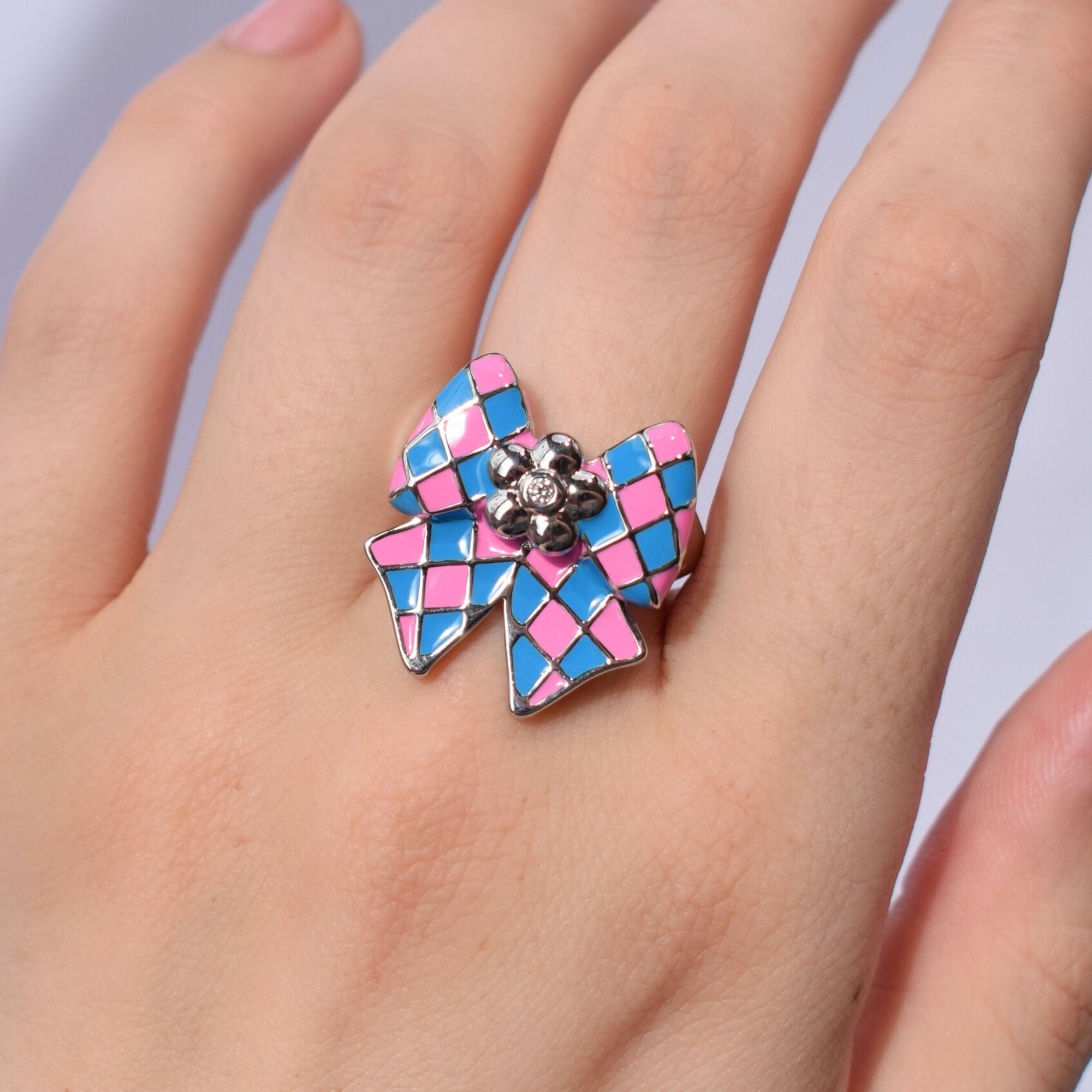 Harlequin Bow Ring