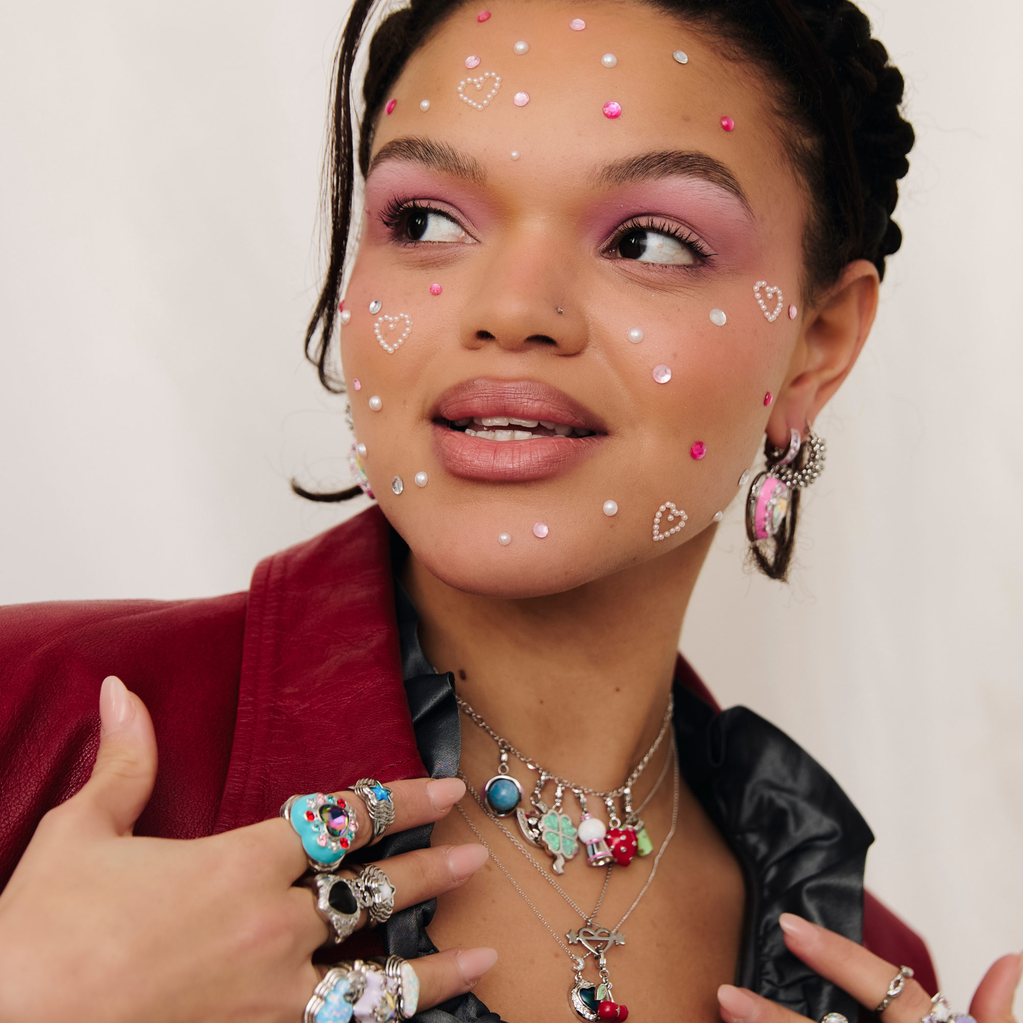 Shimmer Shot Charm Silver