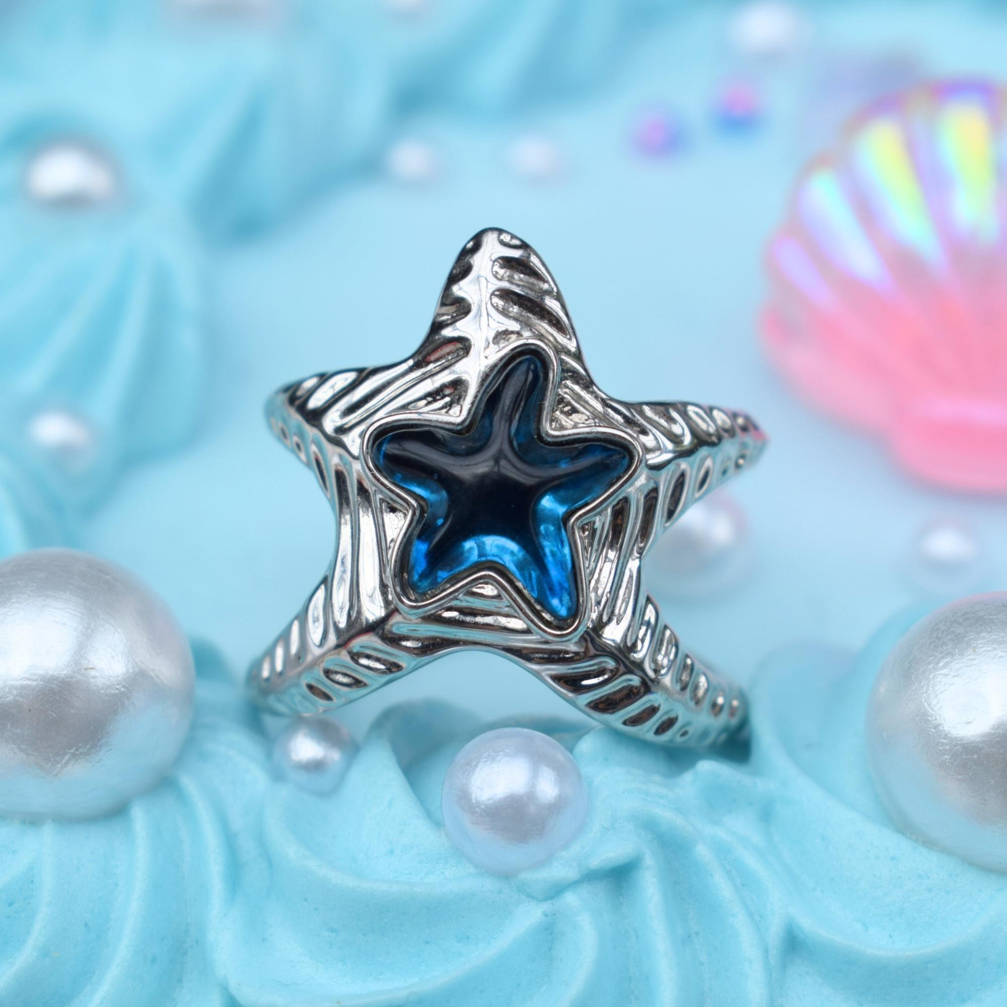 Starfish Silver Ring