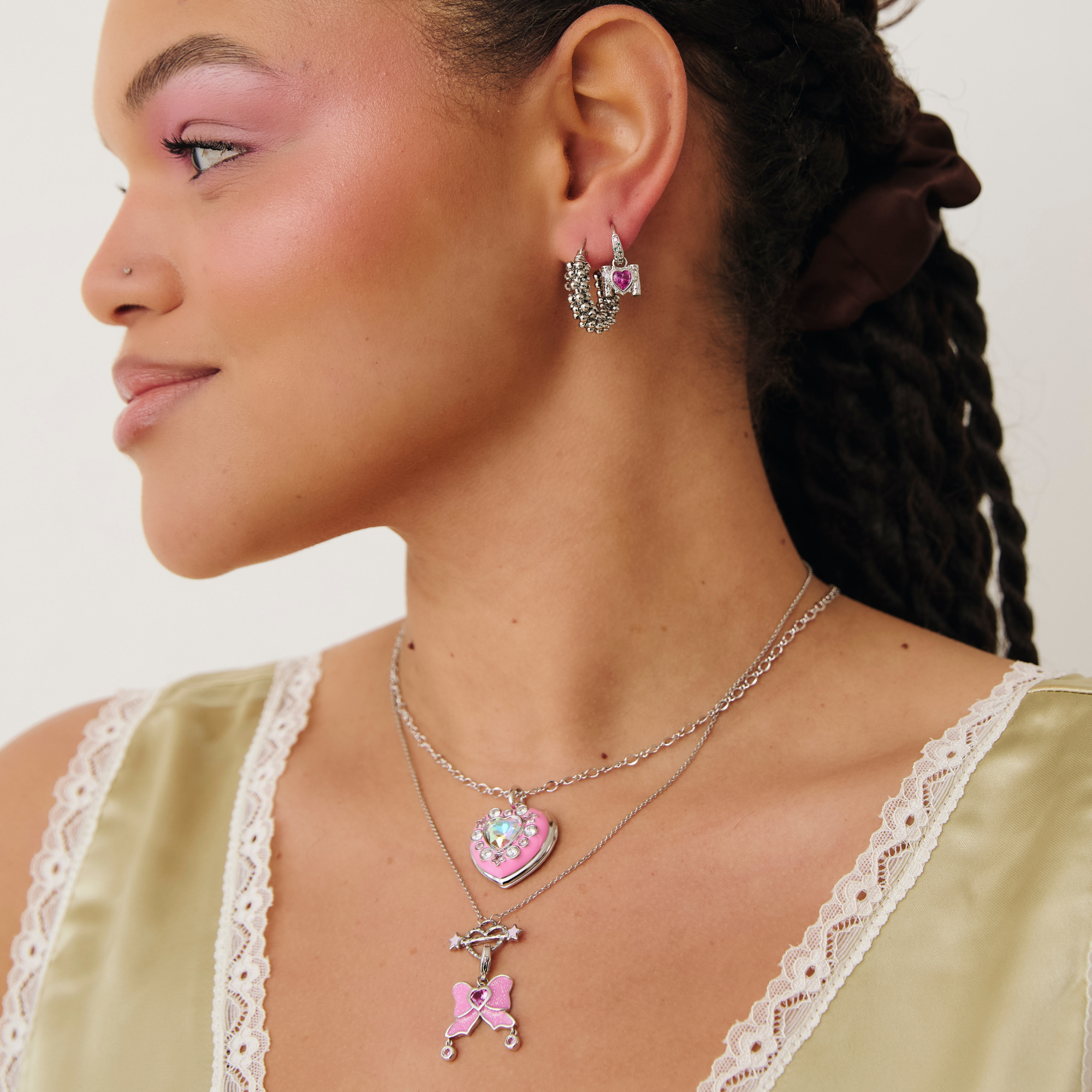 Put A Bow On It Charm Silver