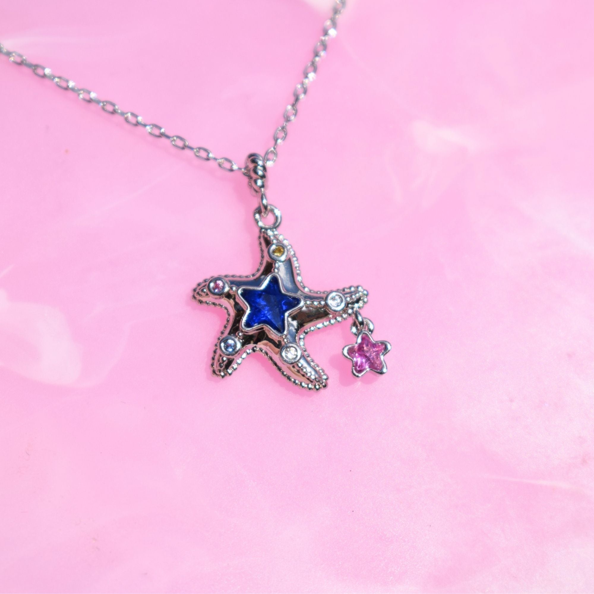Starfish Silver Necklace
