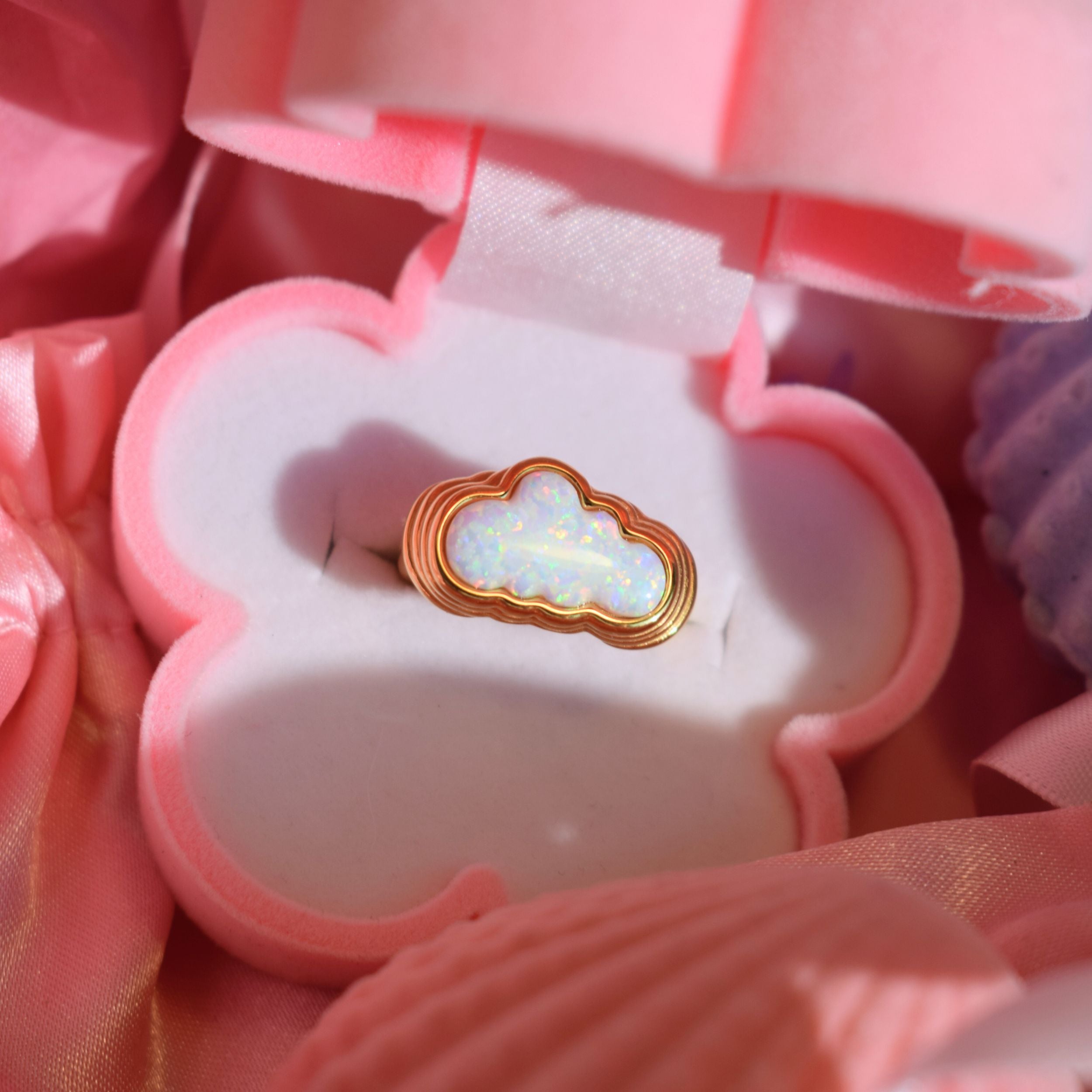 Head In The Clouds Ring Gold