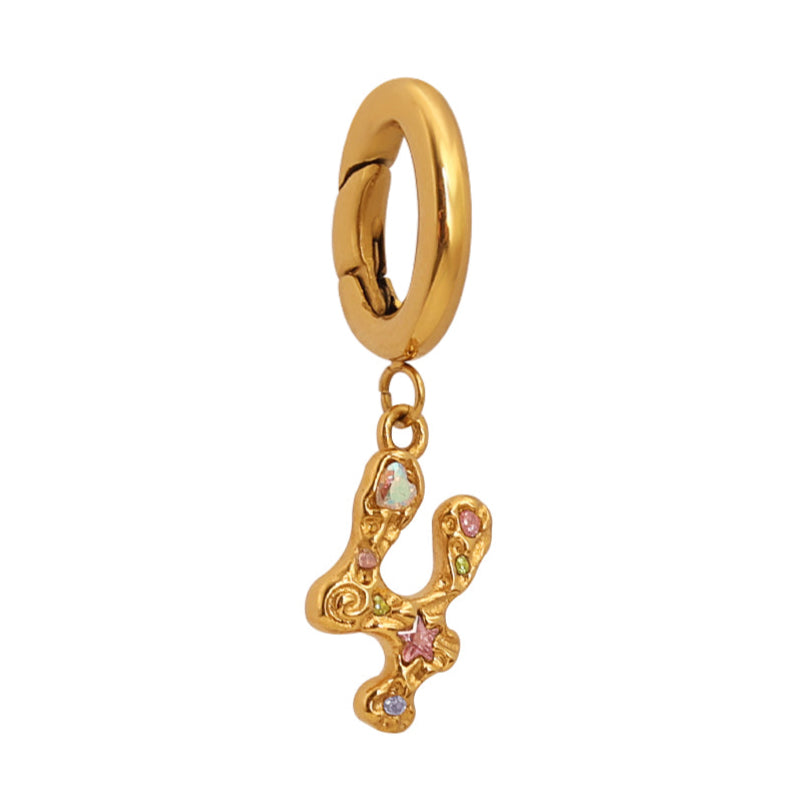 Four - The Builder Charm Gold