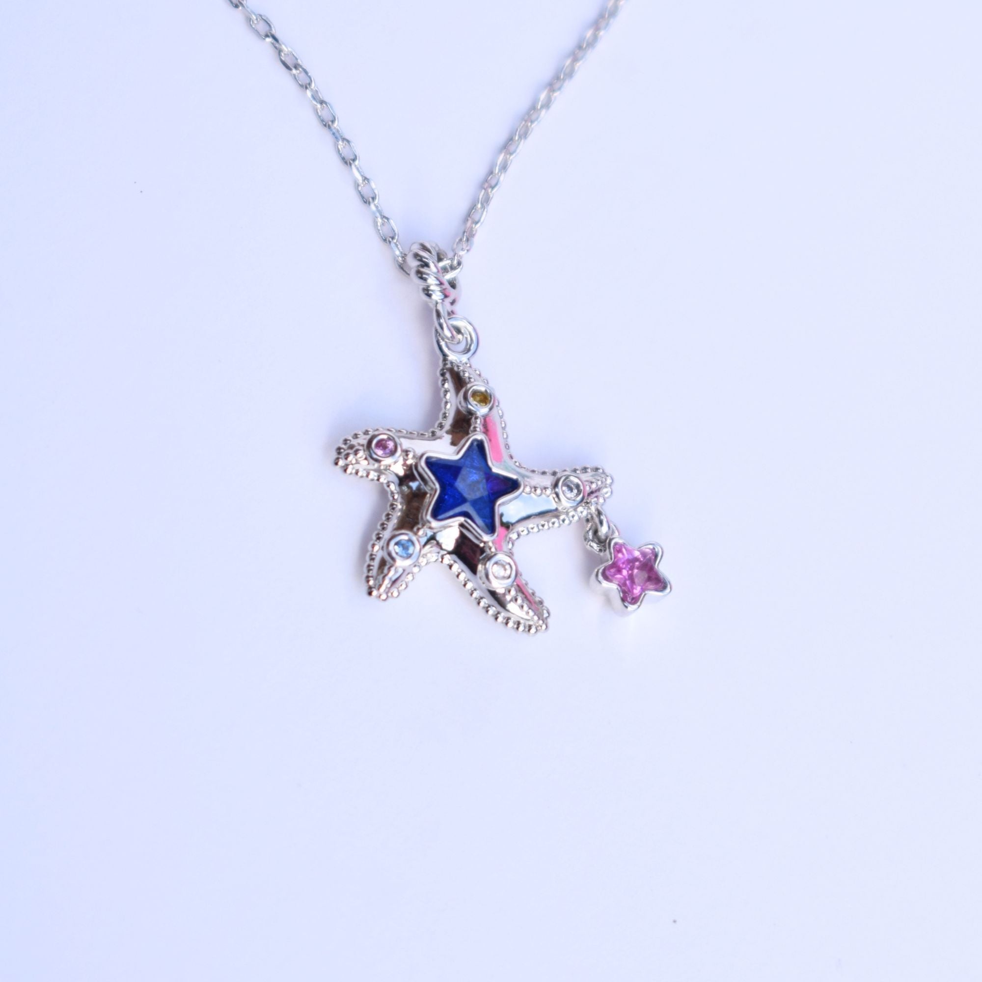 Starfish Silver Necklace