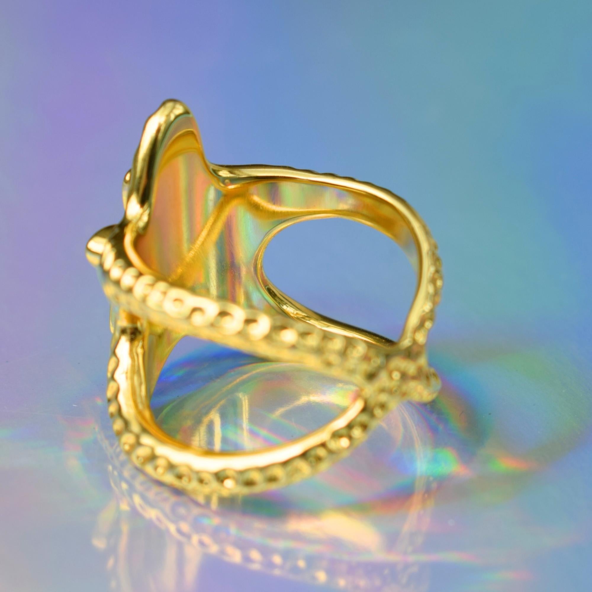 Starfish Gold Ring