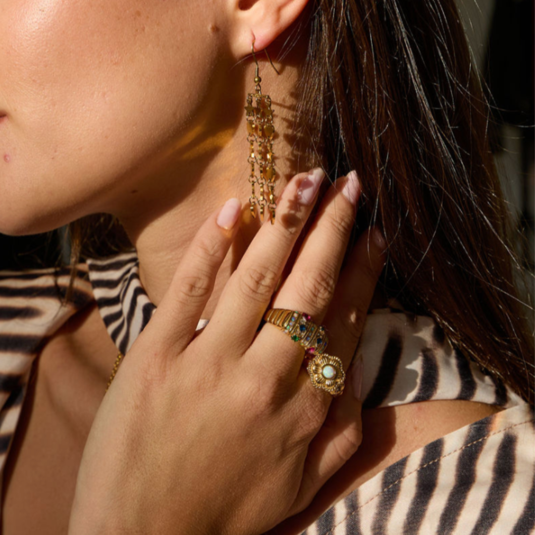 In Bloom Flower Ring Gold