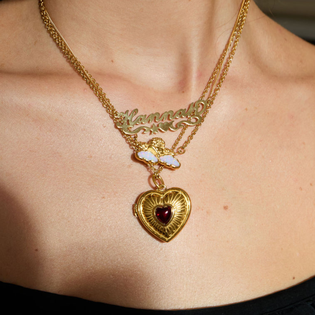 Cosmic Custom Nameplate Gold