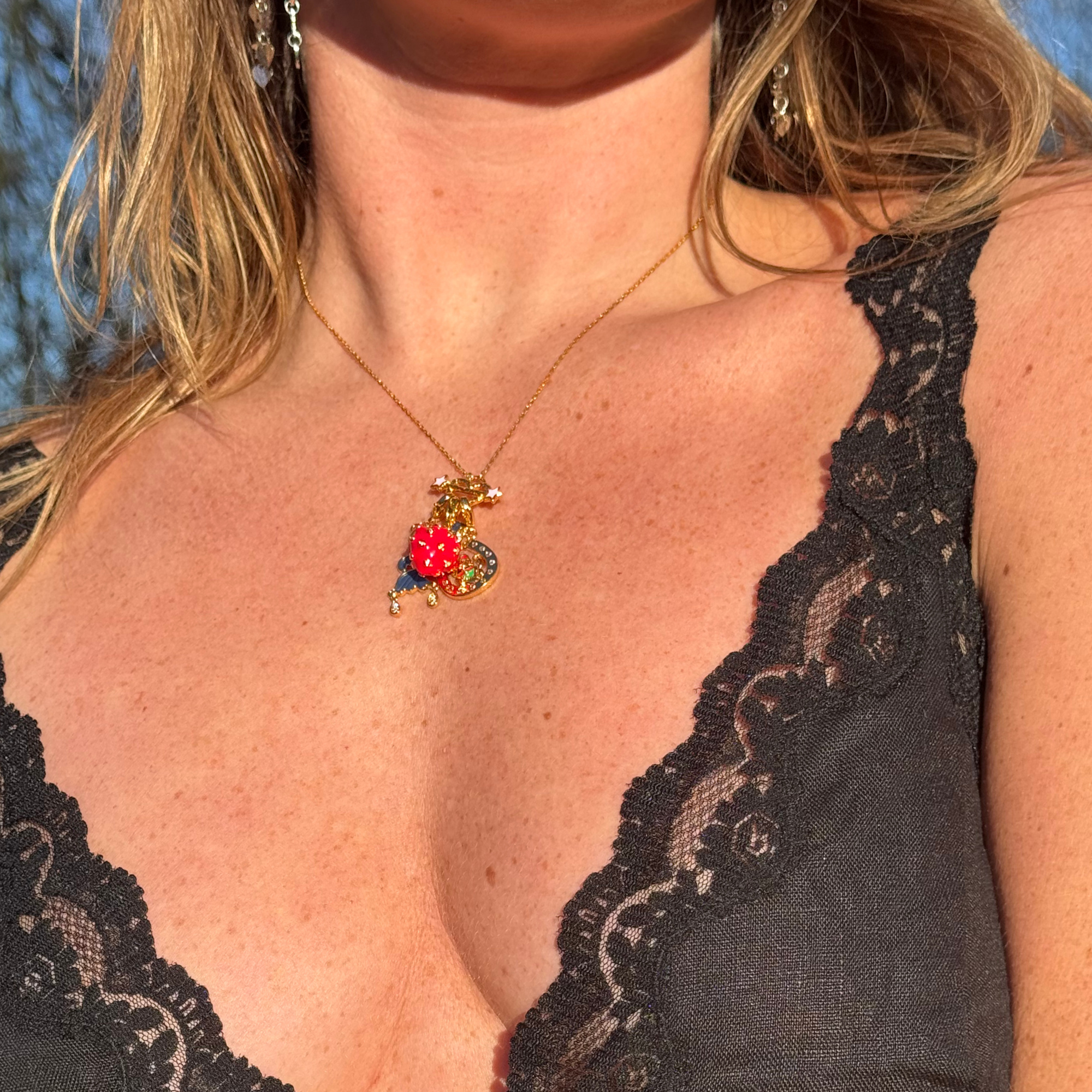 Saturn Returns Charm Gold