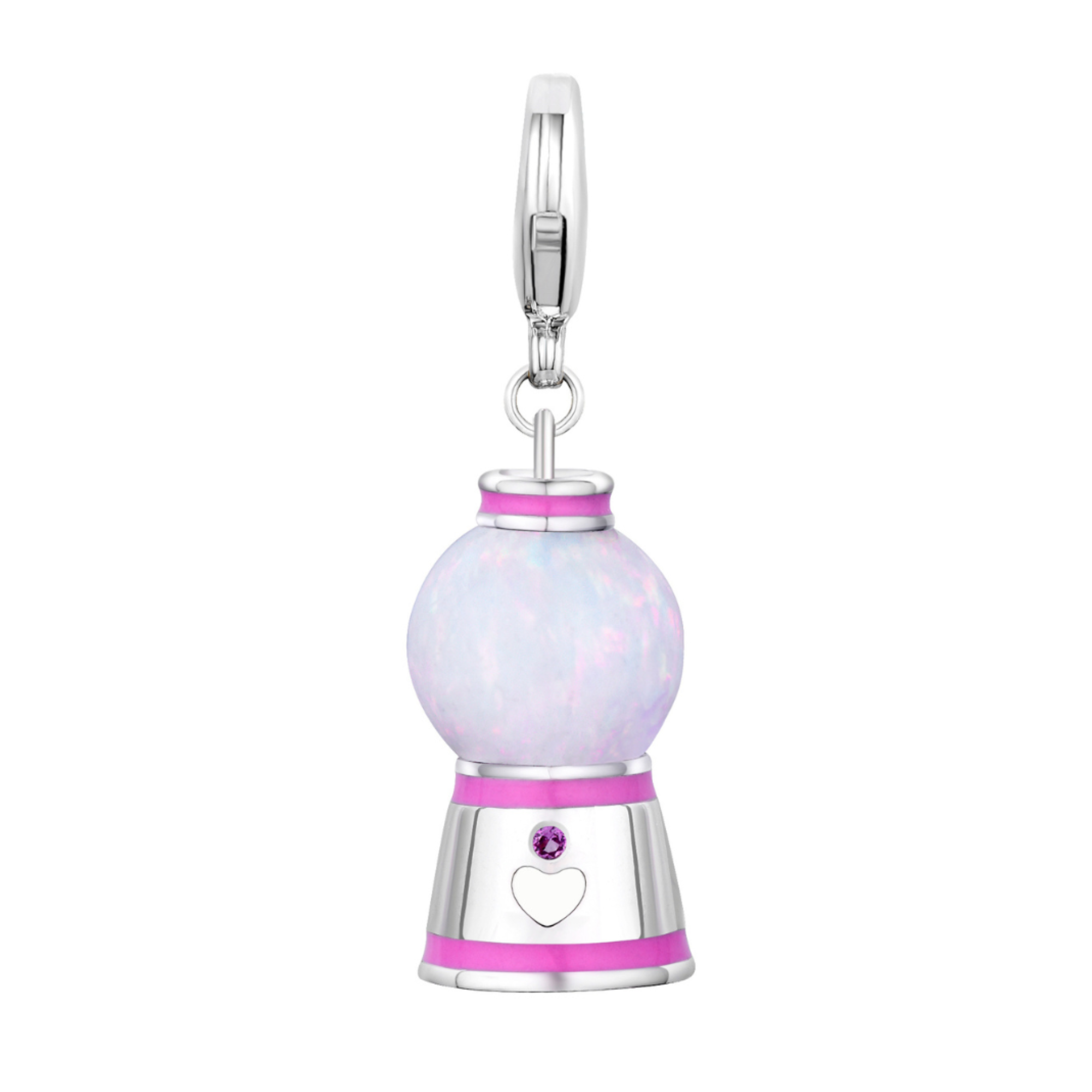 Gumball Charm Silver