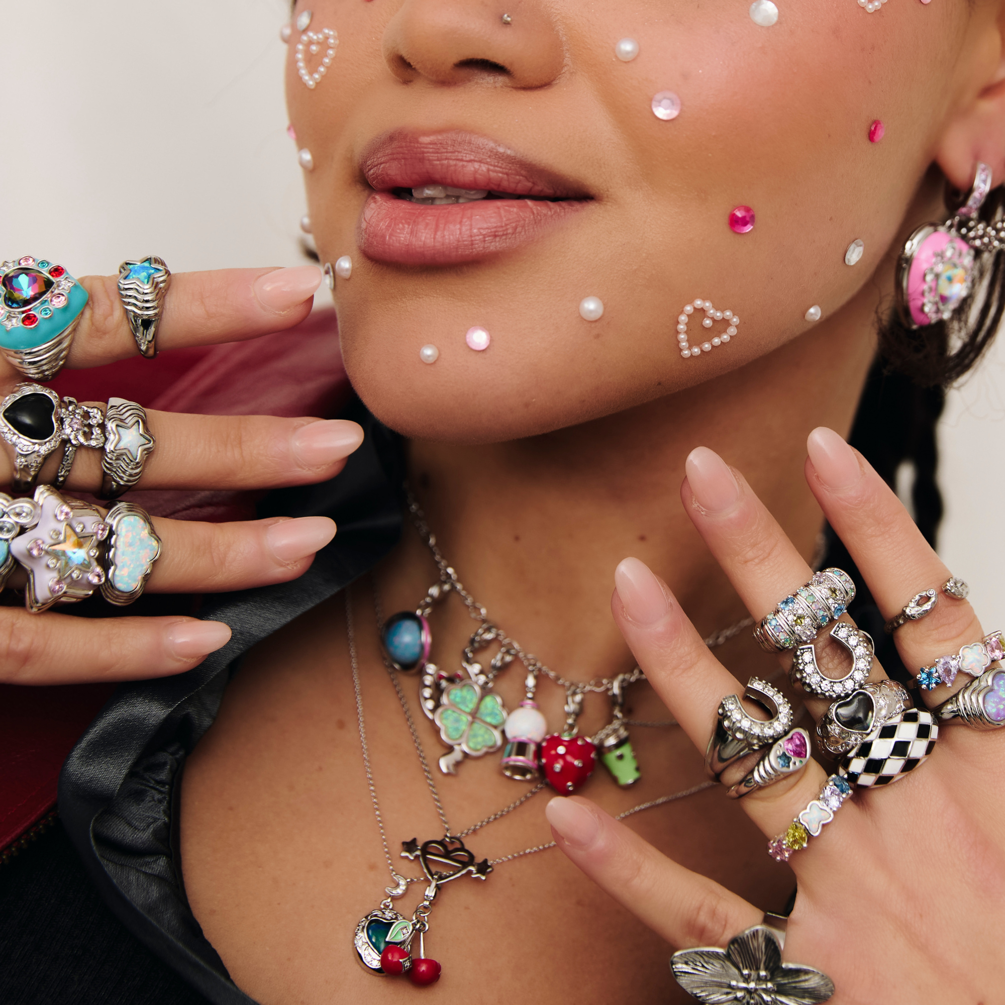 Wild Cherry Charm Silver