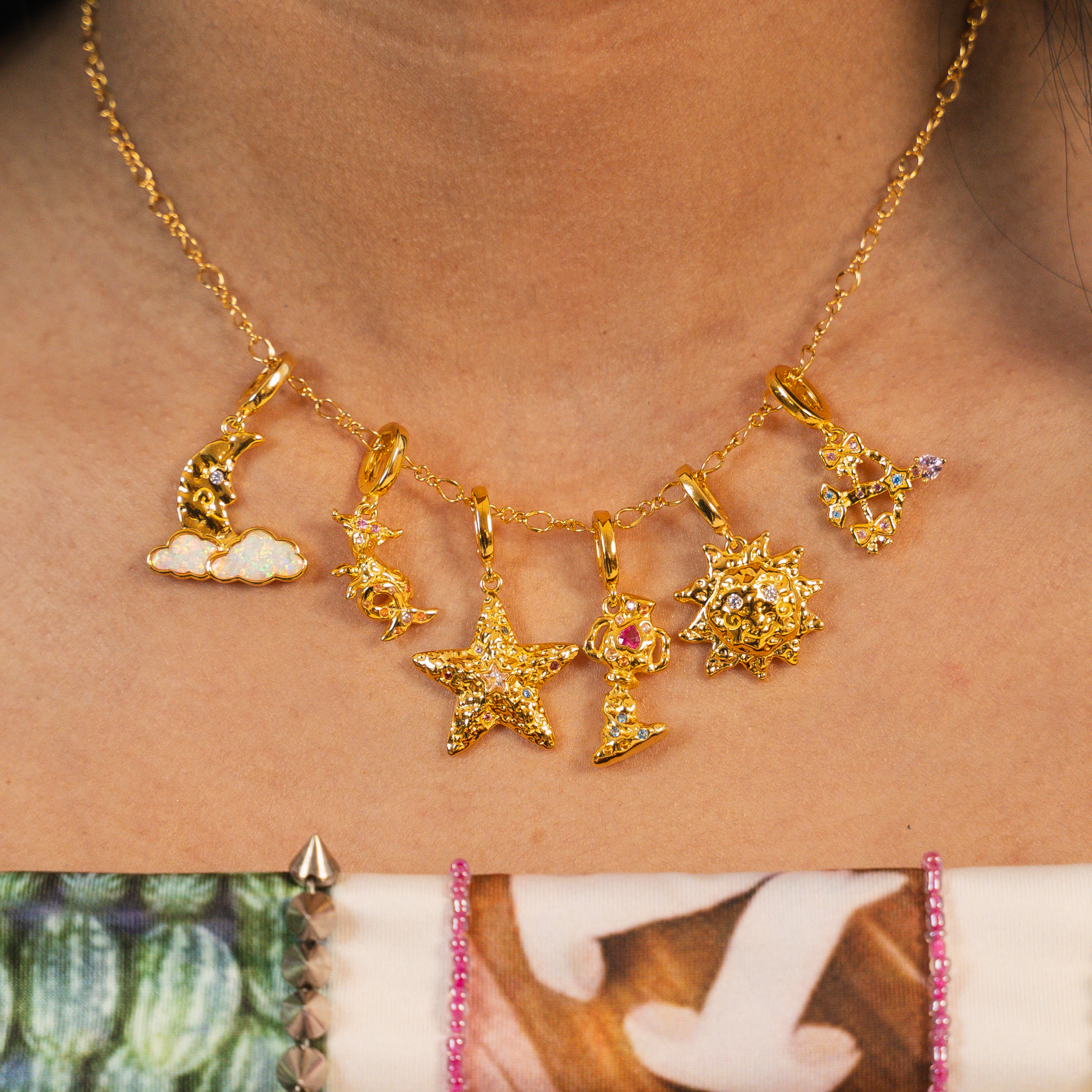 Sagittarius Charm Gold