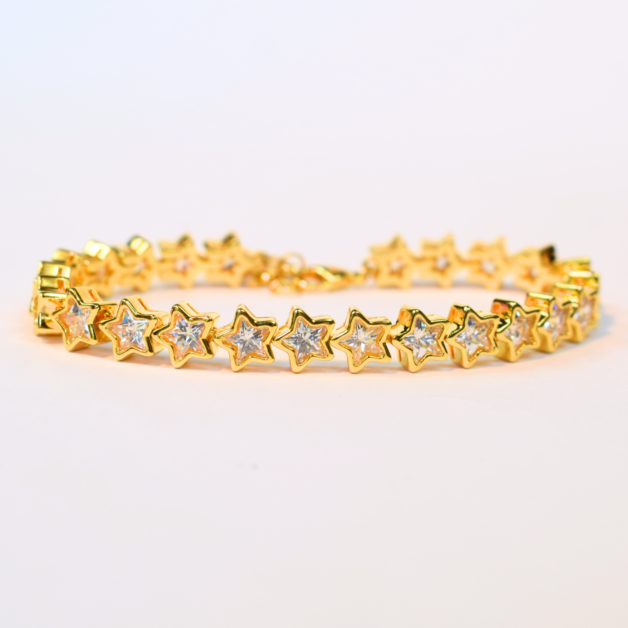 Milky Way Tennis Bracelet Gold