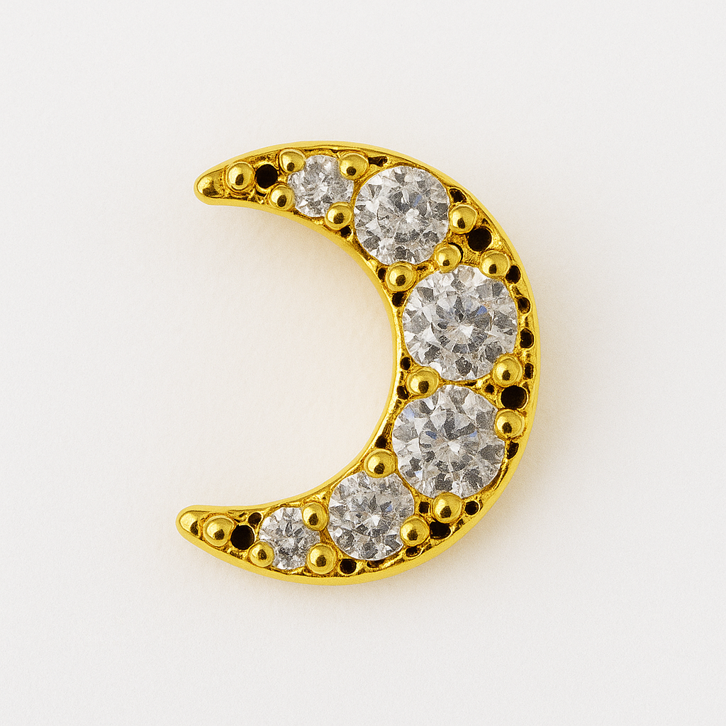 Crescent Moon Stud