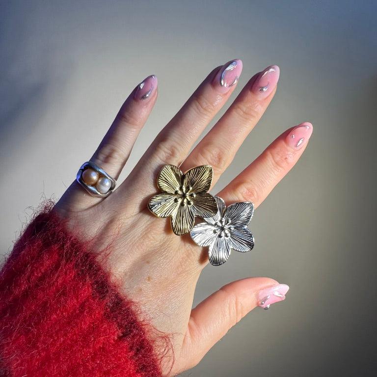 Forget Me Not Ring Gold