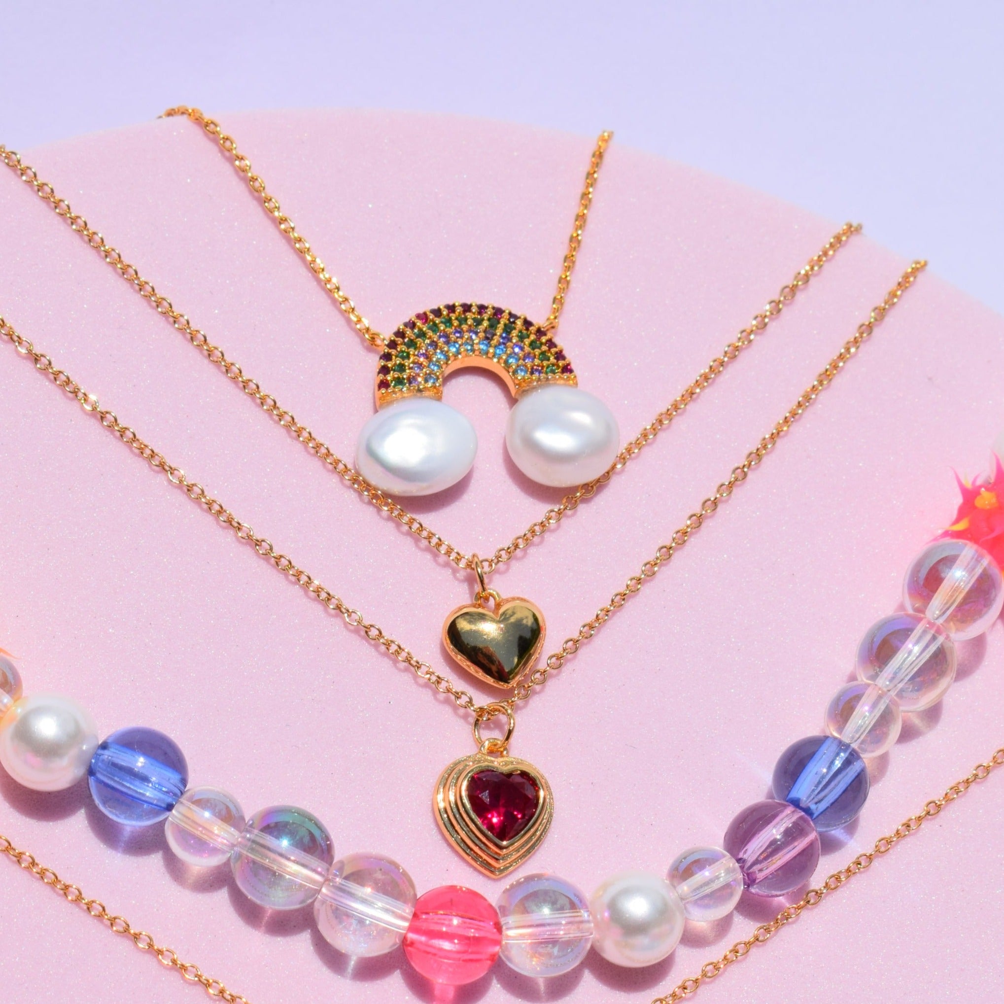 Bubble Heart Necklace