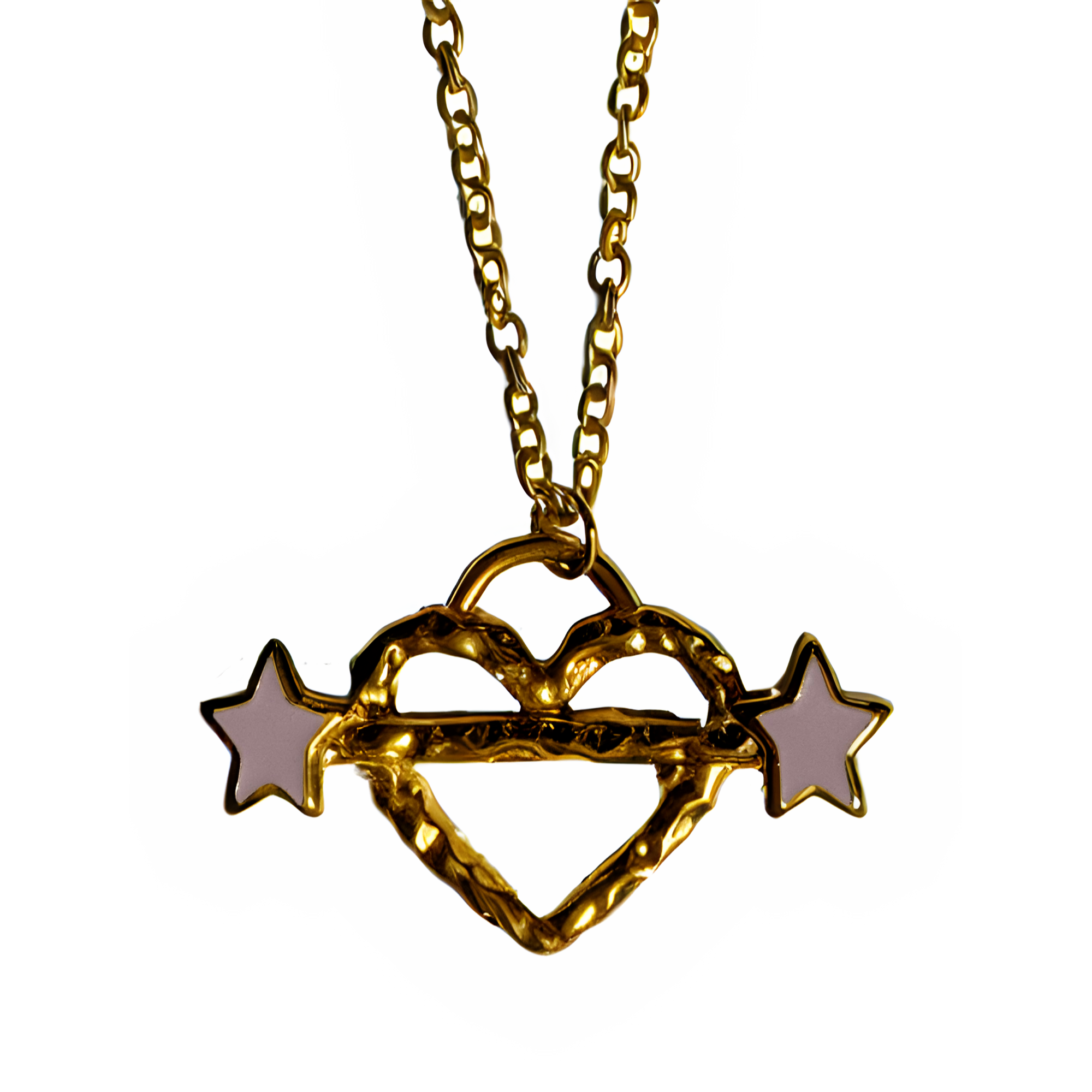 Heart Piercer XL Necklace Gold
