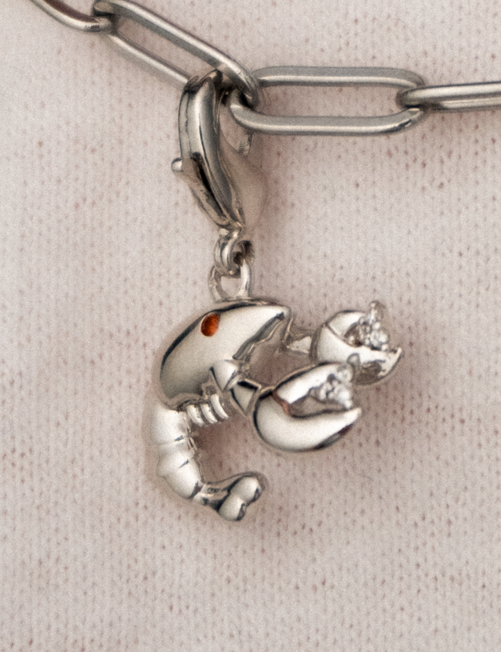 In a Pinch Charm Silver