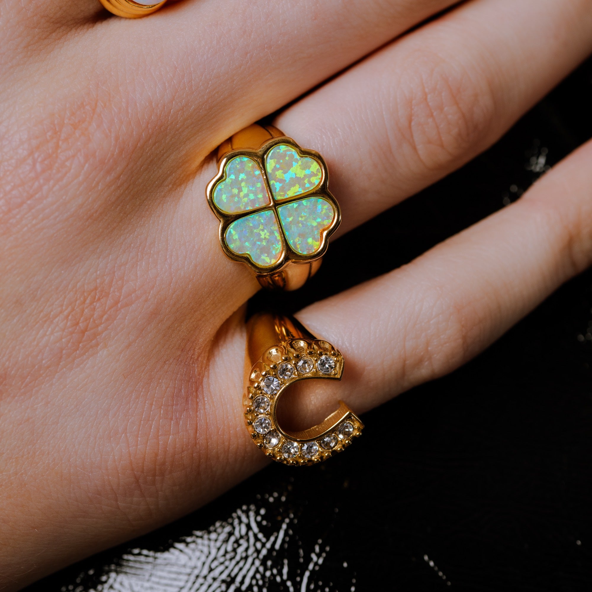 Irish Charm Ring Gold