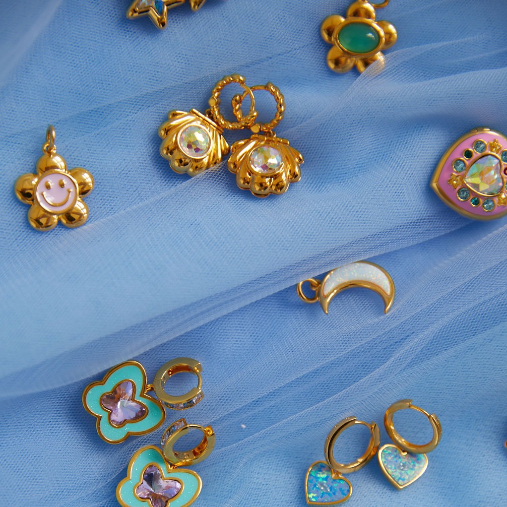Mermaid Locket Earrings (Pre Order)