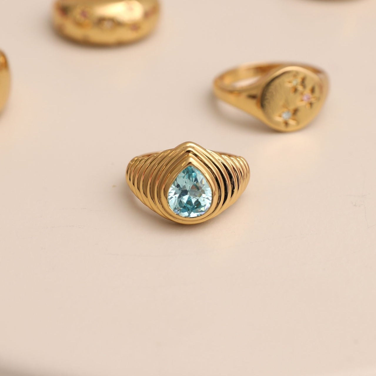 Teardrop Signet Ring