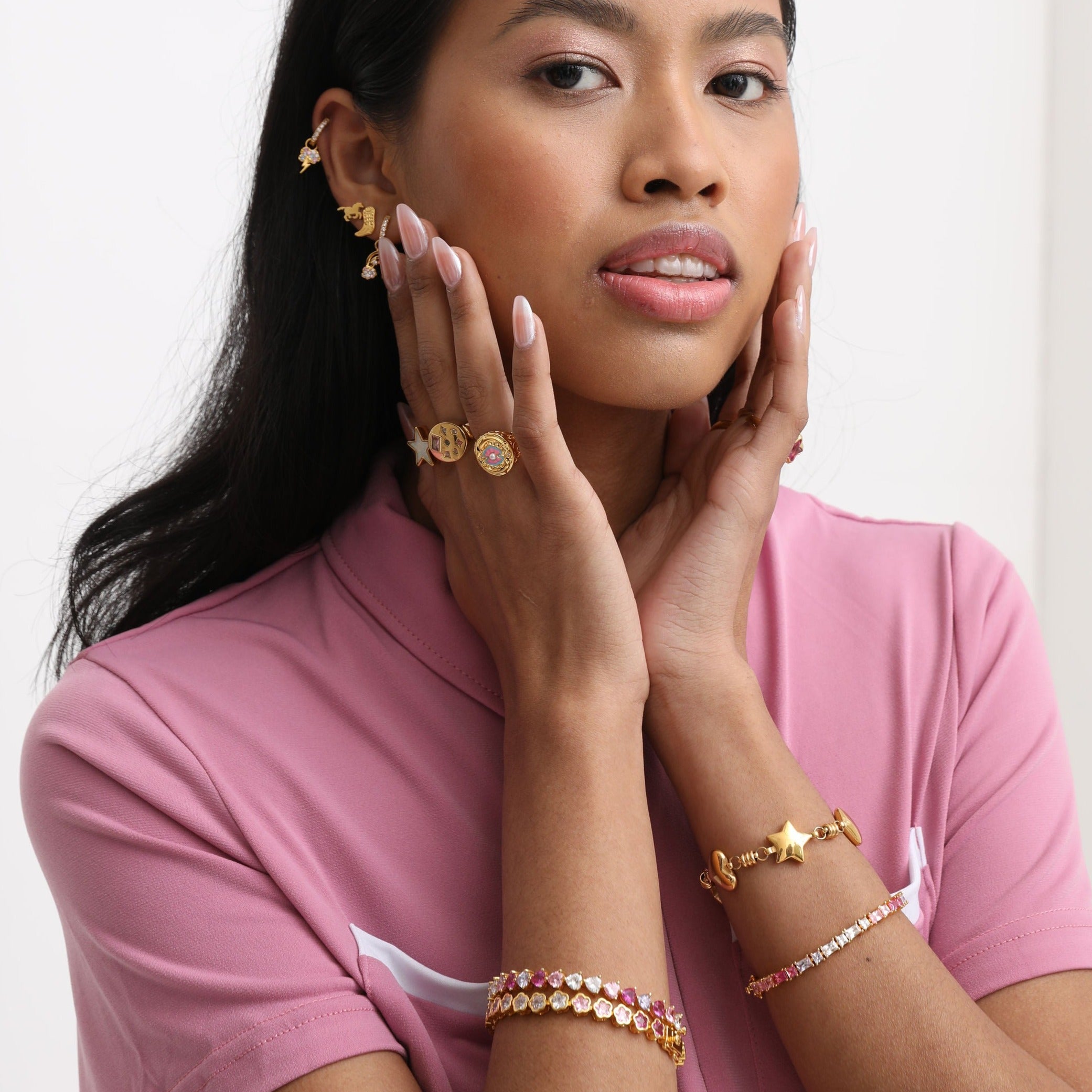 Super Bloom Tennis Bracelet