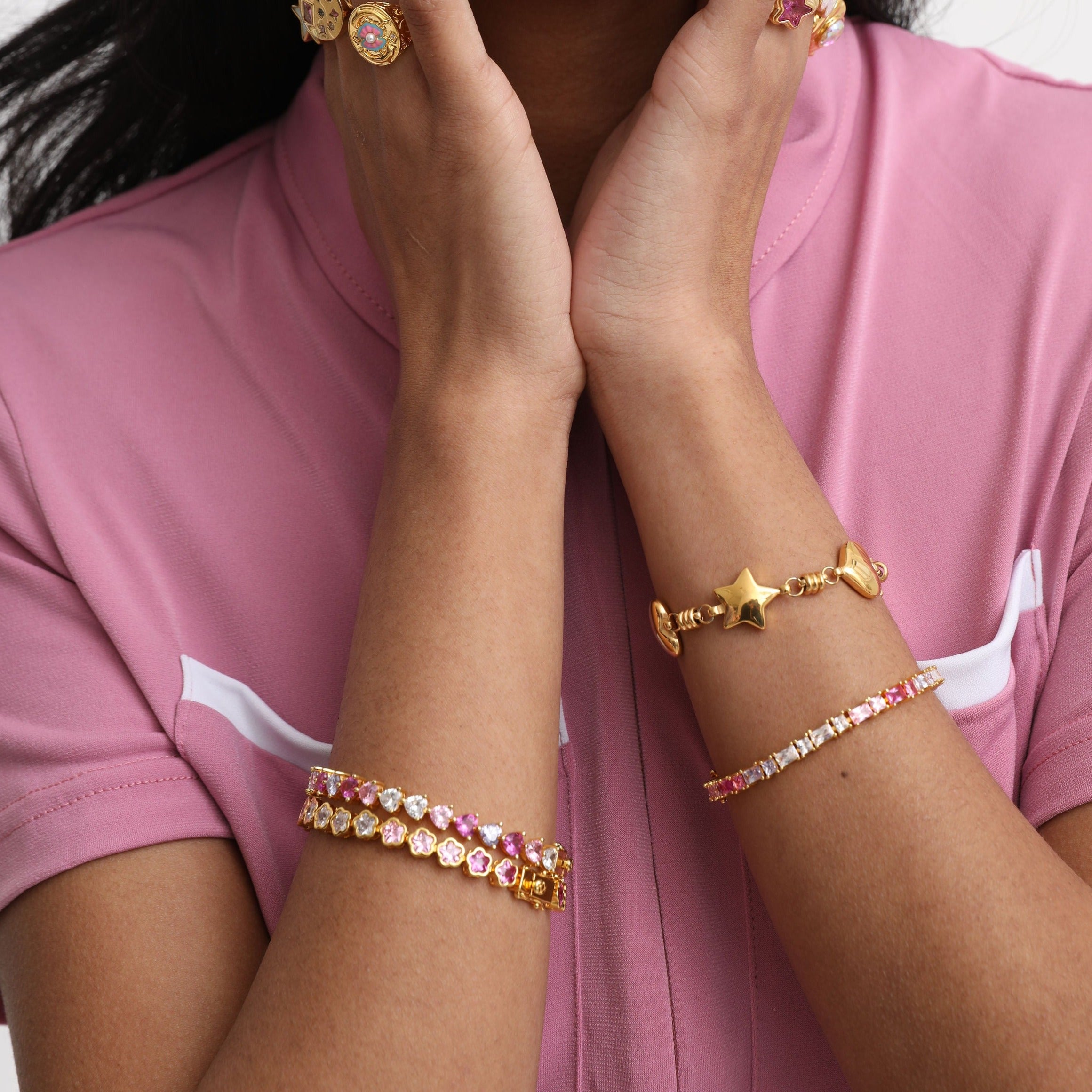 Super Bloom Tennis Bracelet