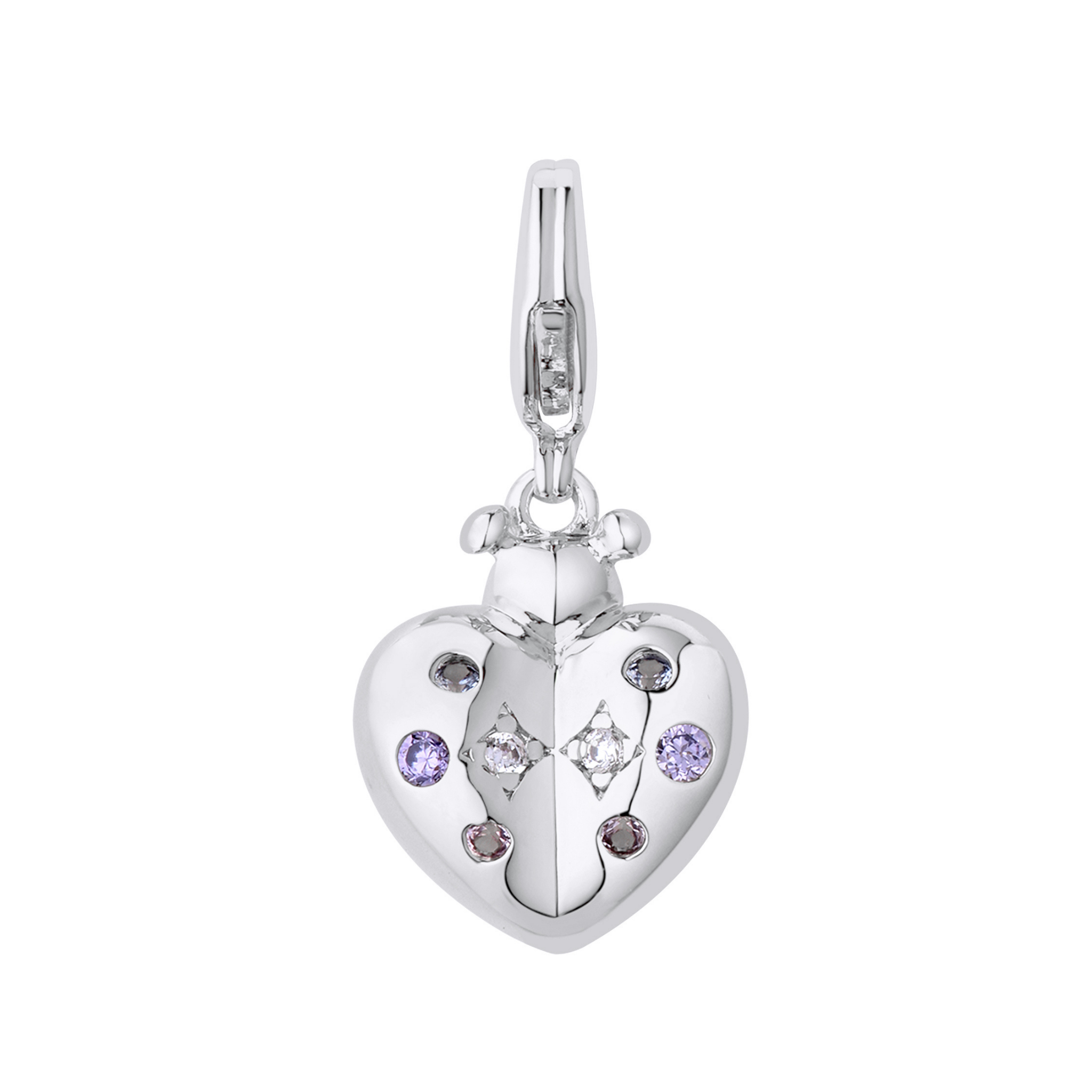 Ladybird Charm Silver