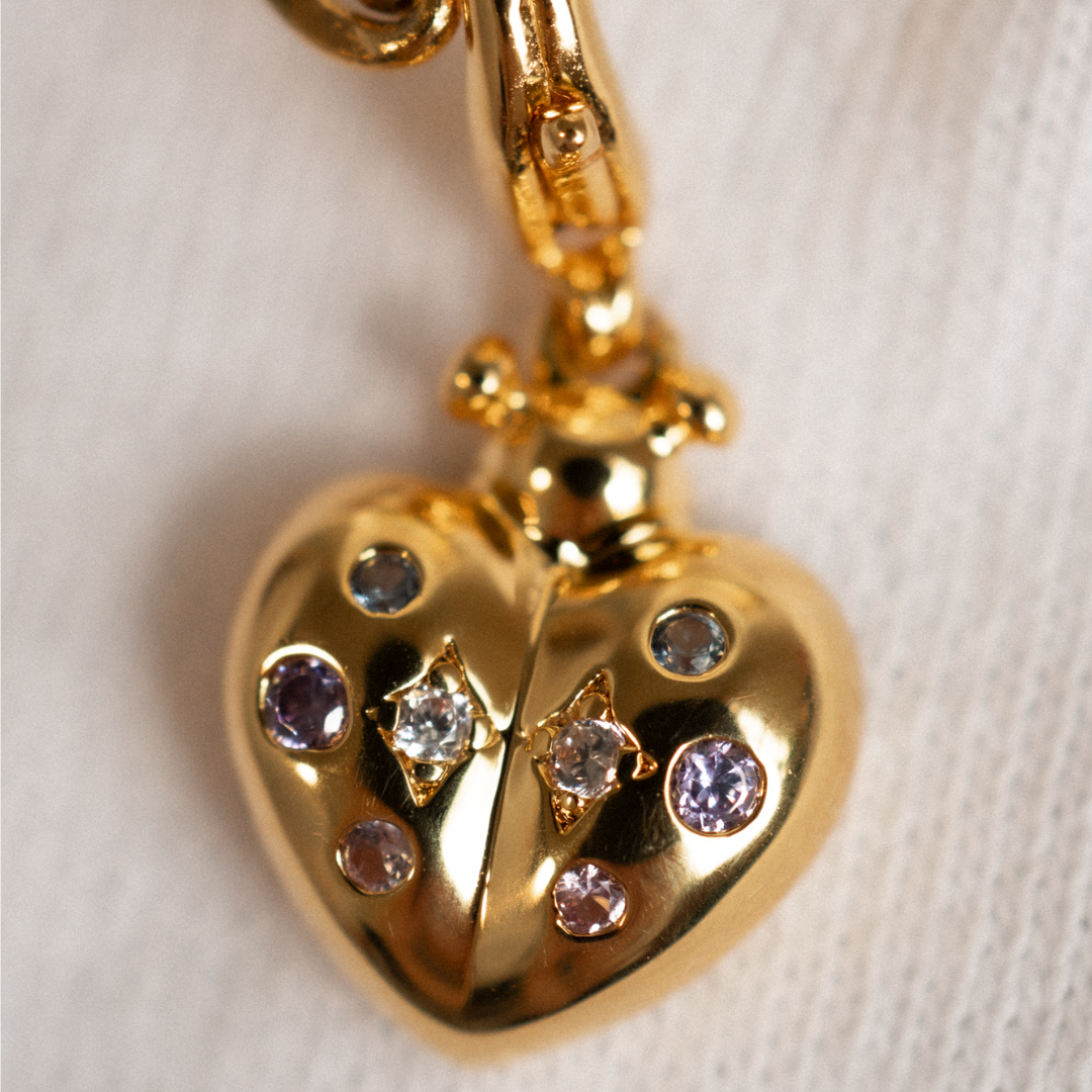 Ladybird Charm Gold