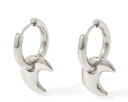 Moonchild Hoops Silver