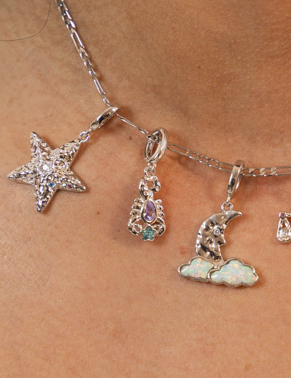 Scorpio Charm Silver