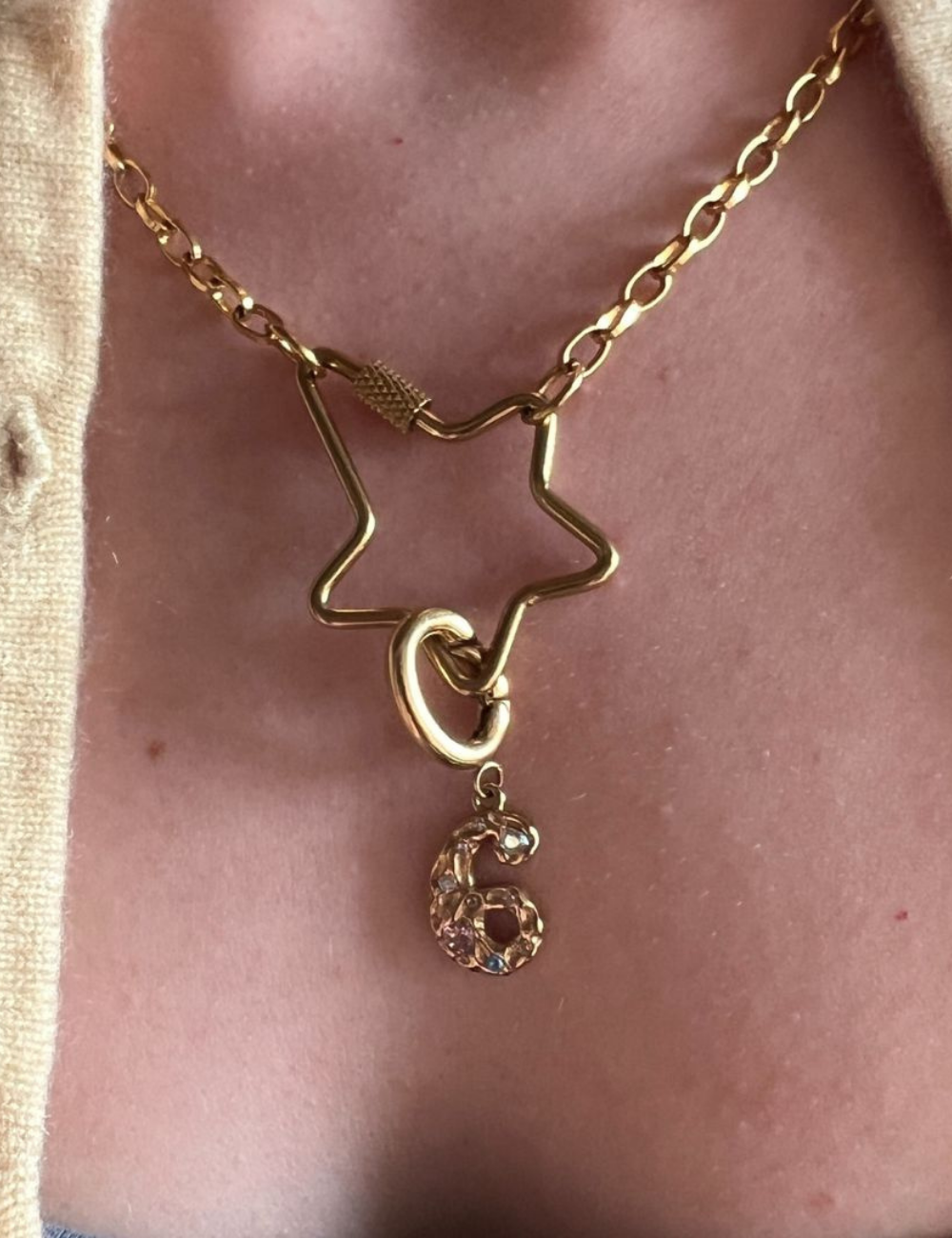 Six – The Nurturer Charm Gold