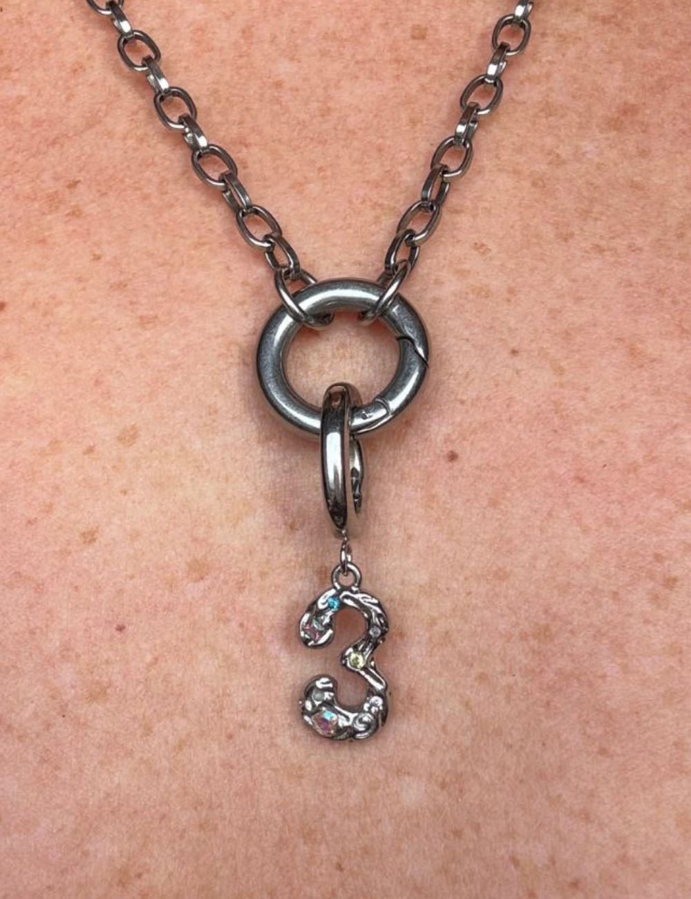 Three - The Creative Spark Charm Silver